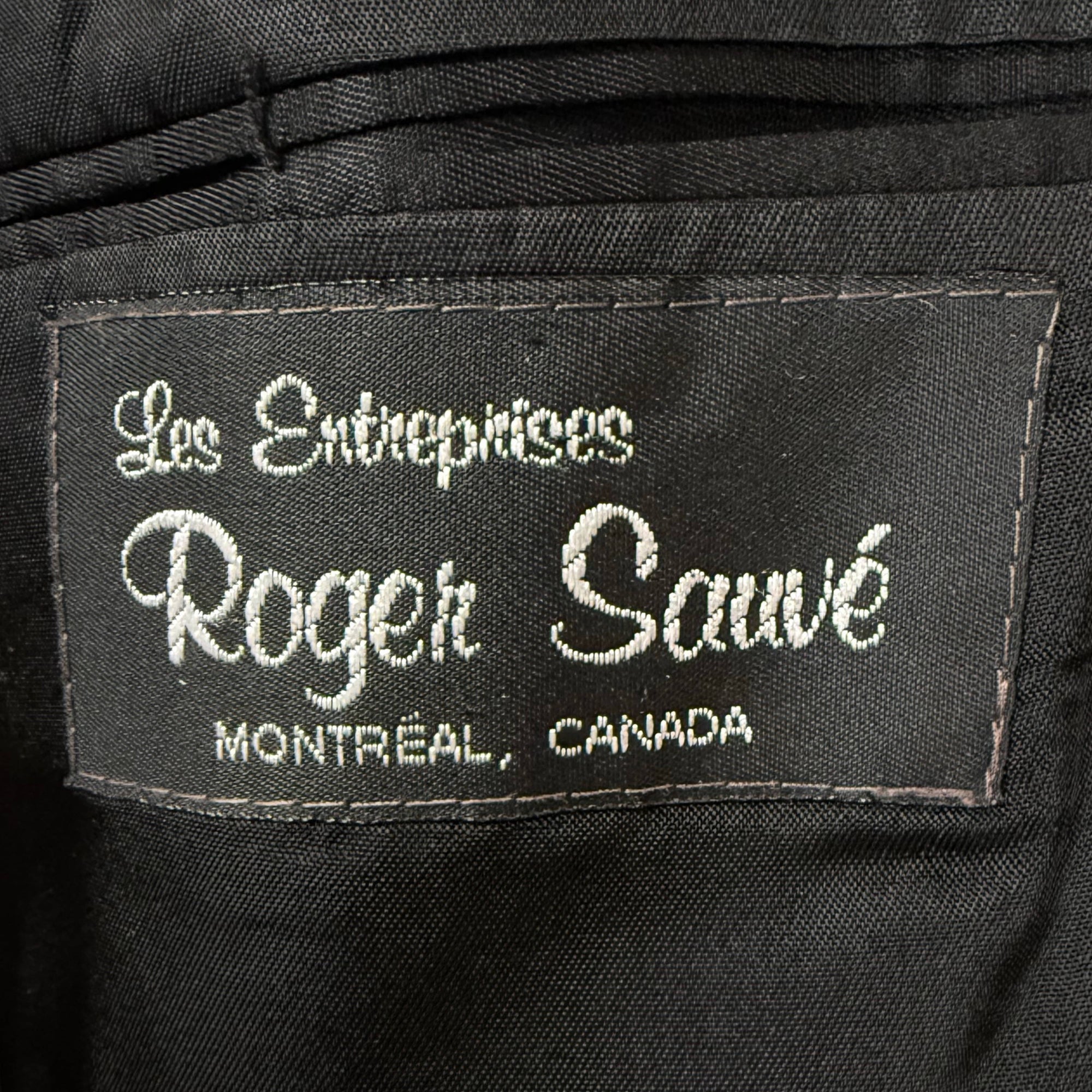 roger sauvé tails suit label