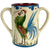 Antique Aller Vale Rooster Loving Cup Devon Mottoware Pottery