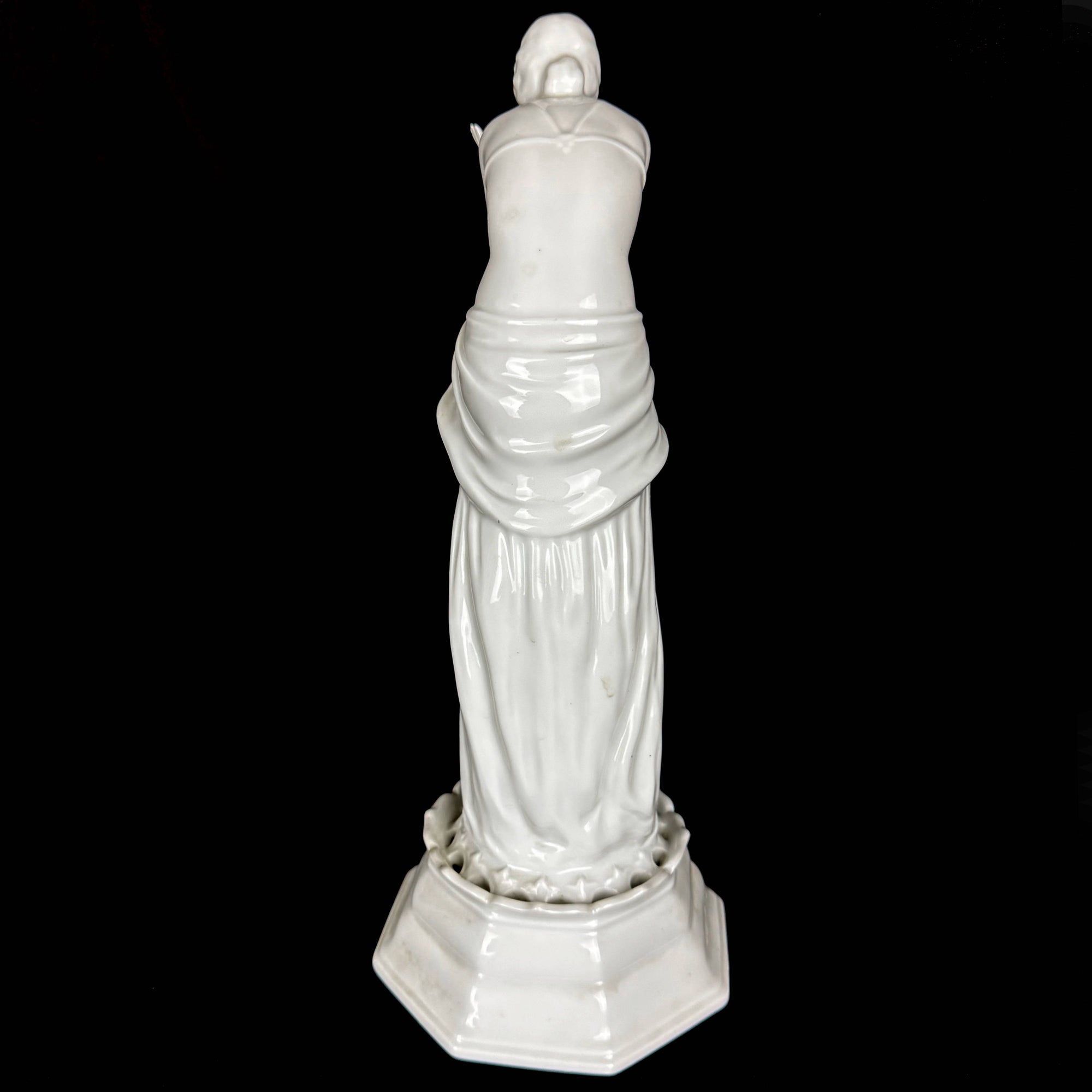 Art Deco Rosenthal Anita Porcelain Sculpture Flower Frog Dorothea Charol Model 201a