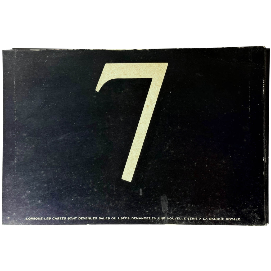 Vintage Royal Bank perpetual calendar interchangeable date card