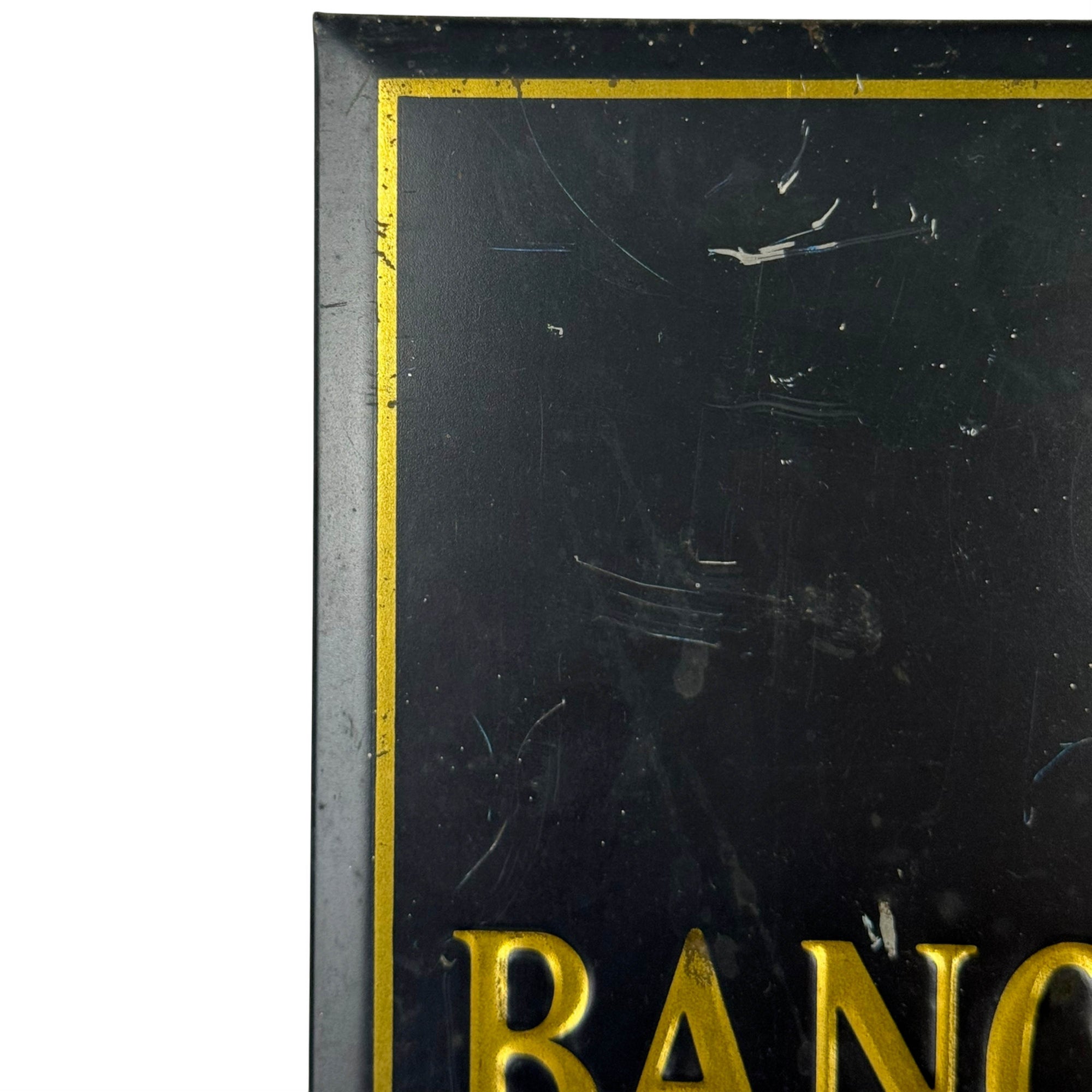 Surface wear and scratching on vintage Royal Bank of Canada calendar