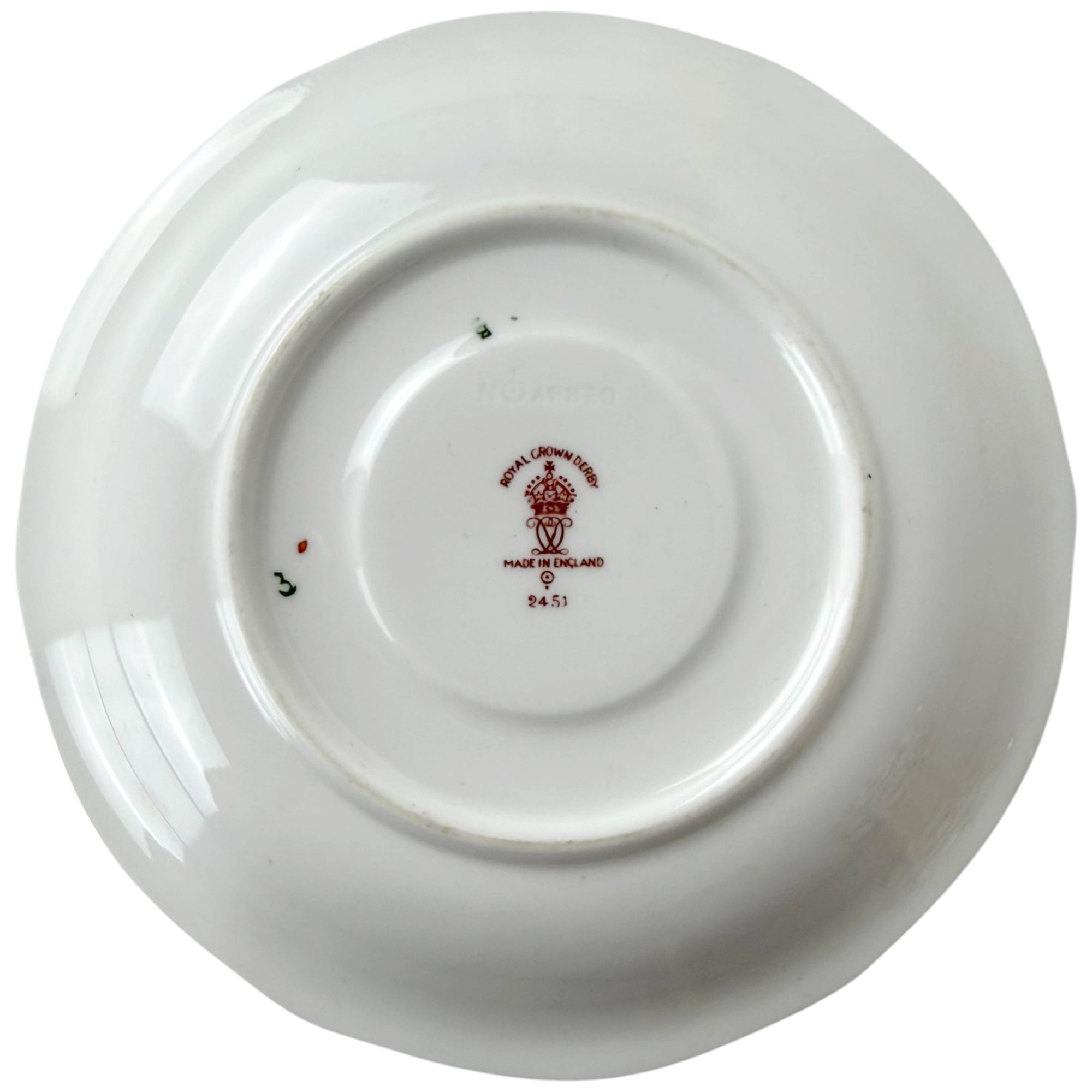 royal crown derby imari saucer underside
