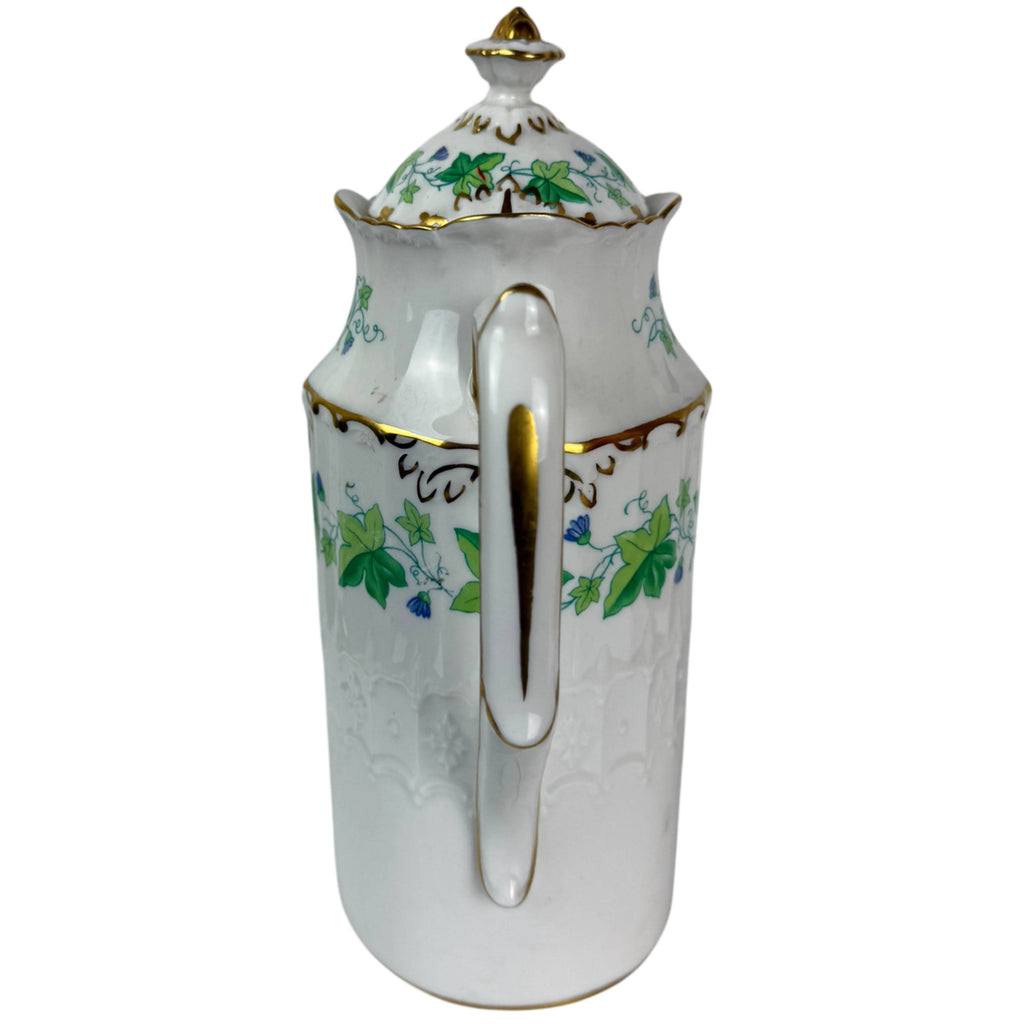 back view of vintage Royal Crown Derby Medford coffee pot