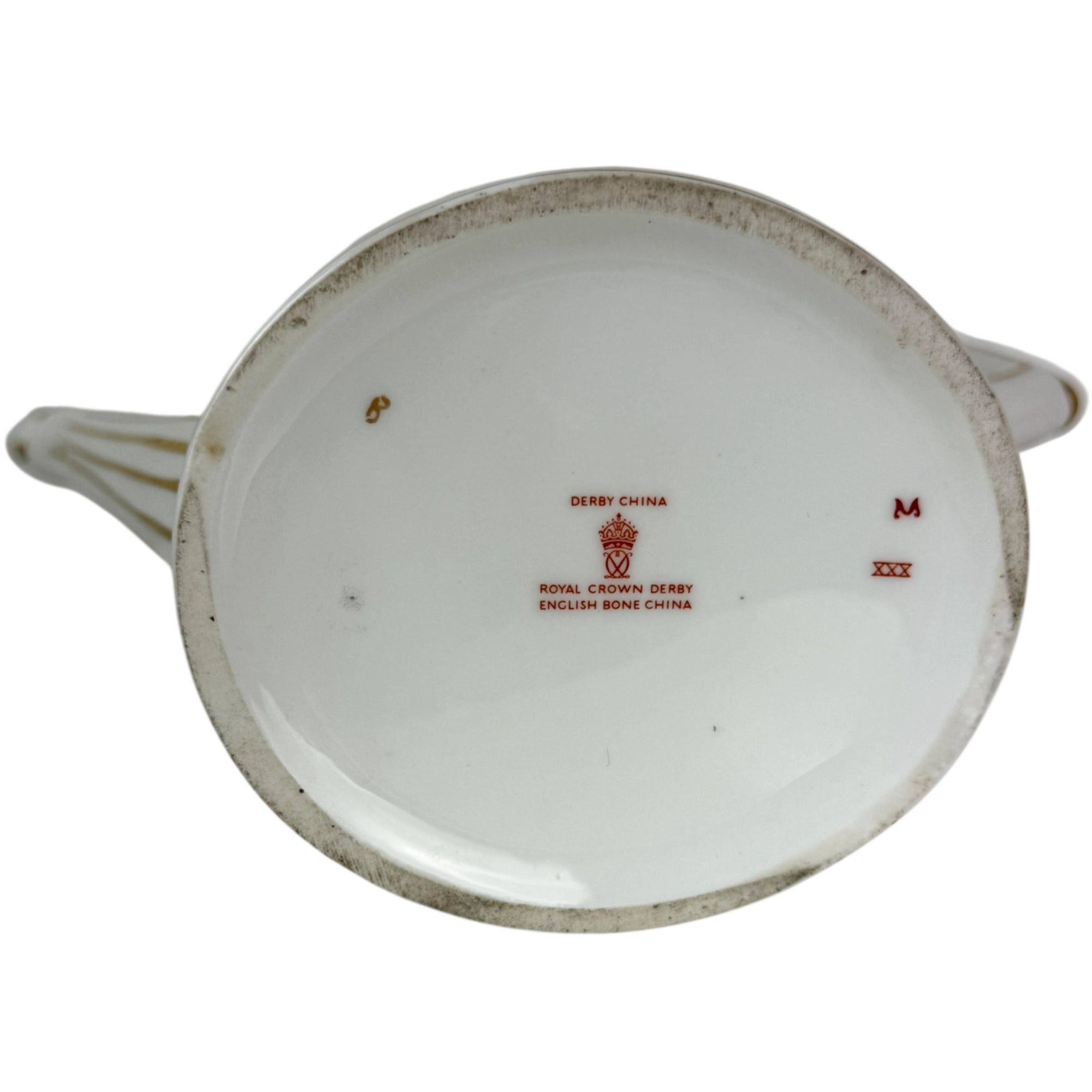 underside of royal crown derby coffee pot