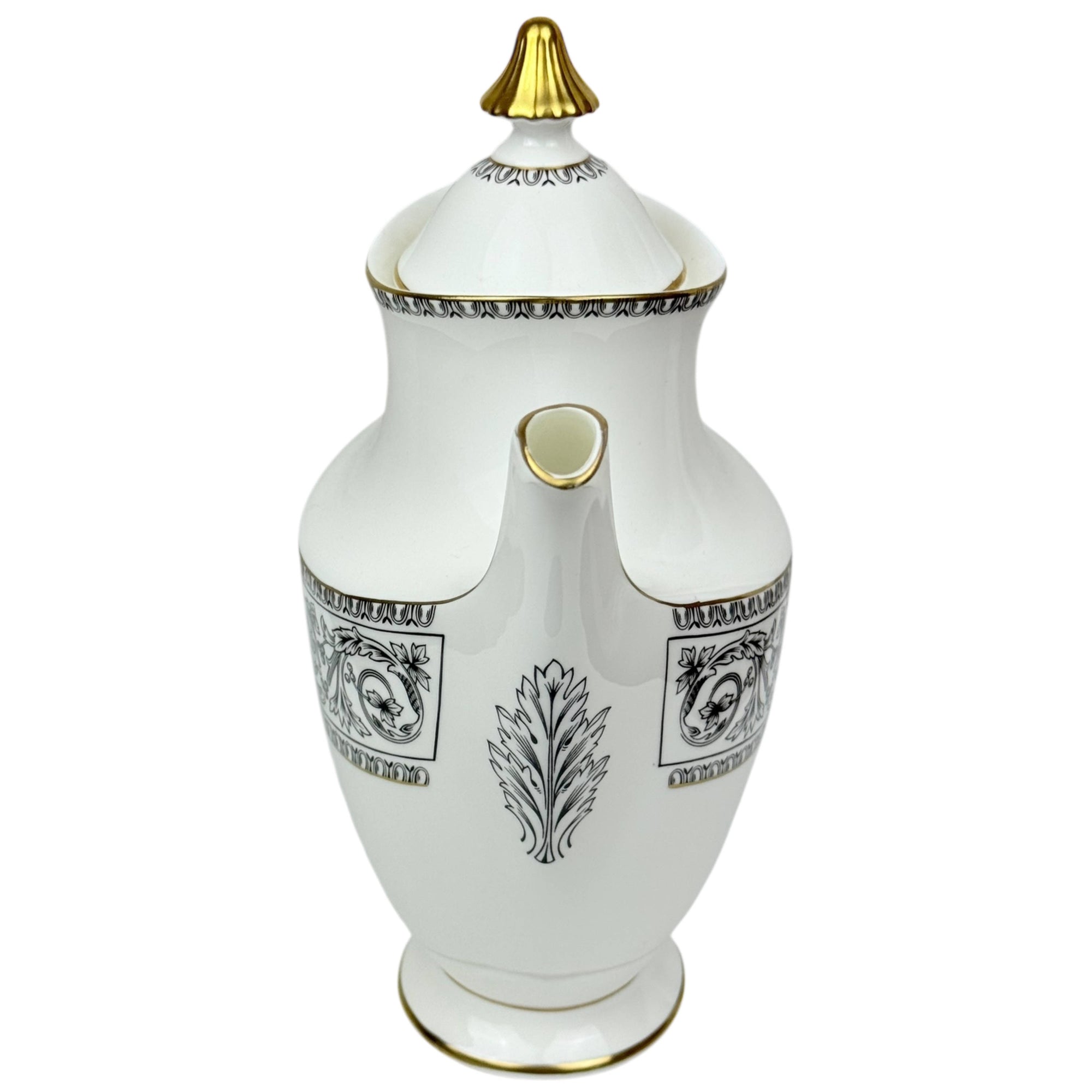 Vintage Royal Doulton Baronet Coffee Pot Fine Bone China