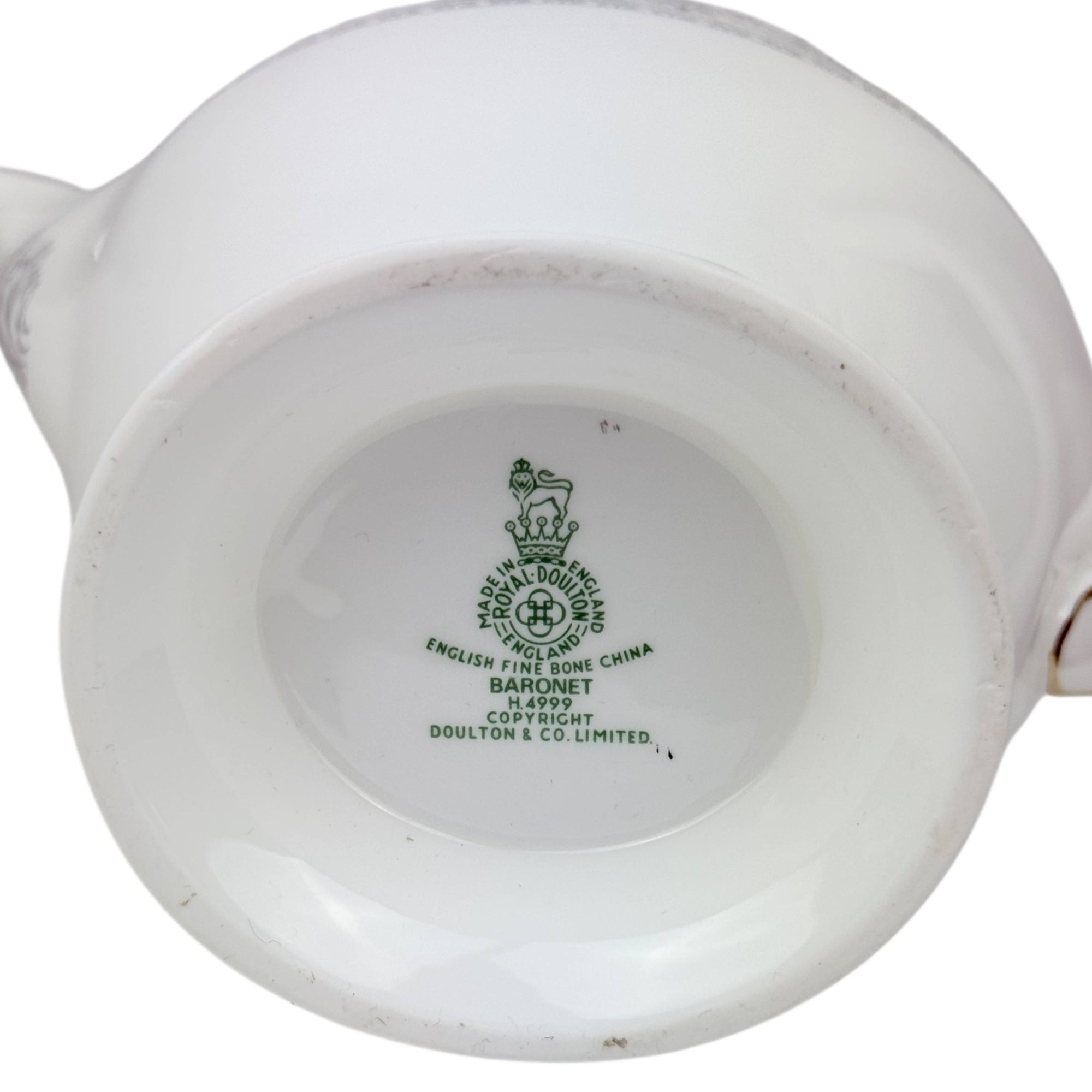 Vintage Royal Doulton Baronet Coffee Pot Fine Bone China