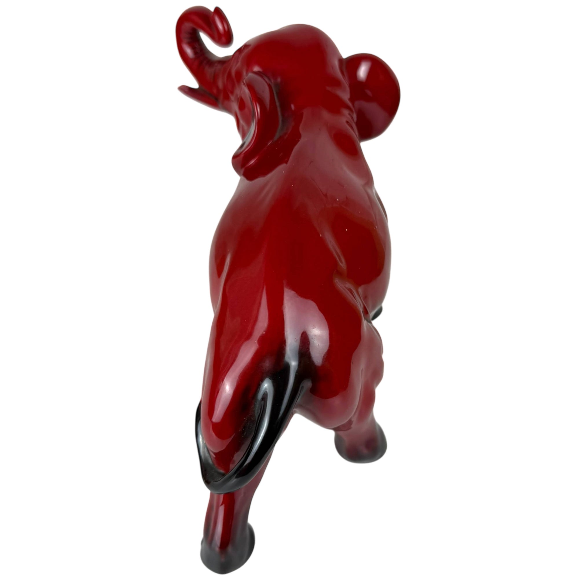 Royal Doulton Flambé Elephant HN891B – Charles J. Noke – 1926–1962 As Is