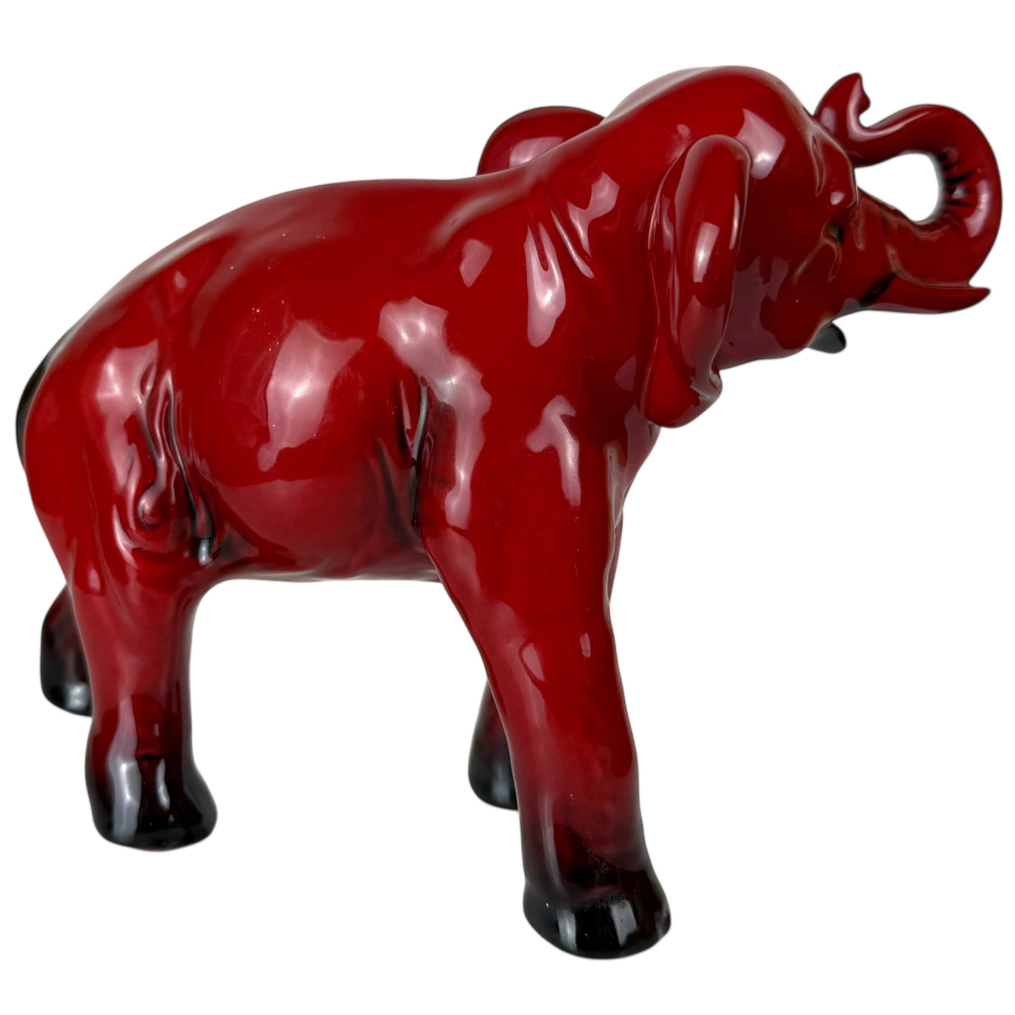 Royal Doulton Flambé Elephant HN891B – Charles J. Noke – 1926–1962 As Is