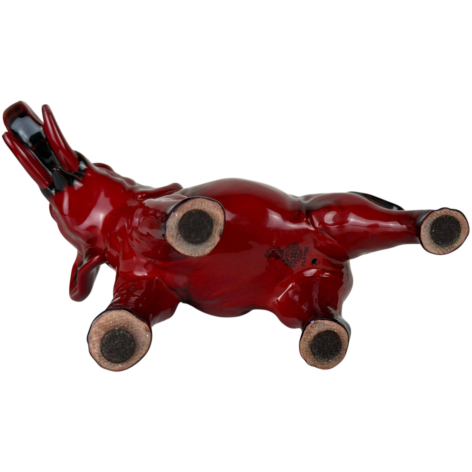Royal Doulton Flambé Elephant HN891B – Charles J. Noke – 1926–1962 As Is