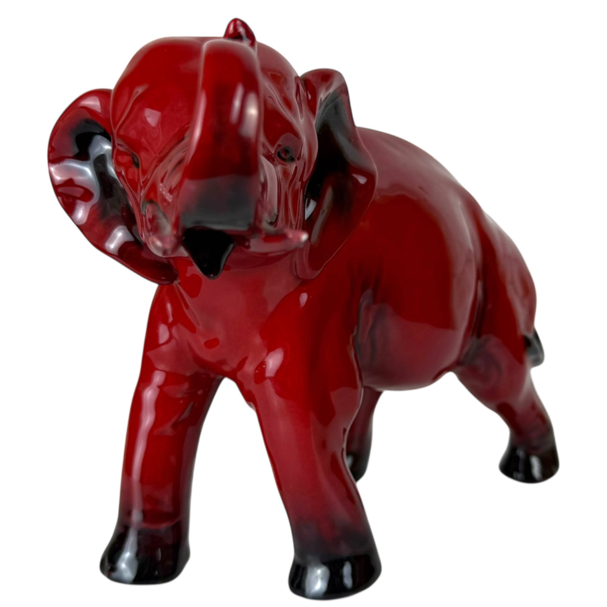 Royal Doulton Flambé Elephant HN891B – Charles J. Noke – 1926–1962 As Is