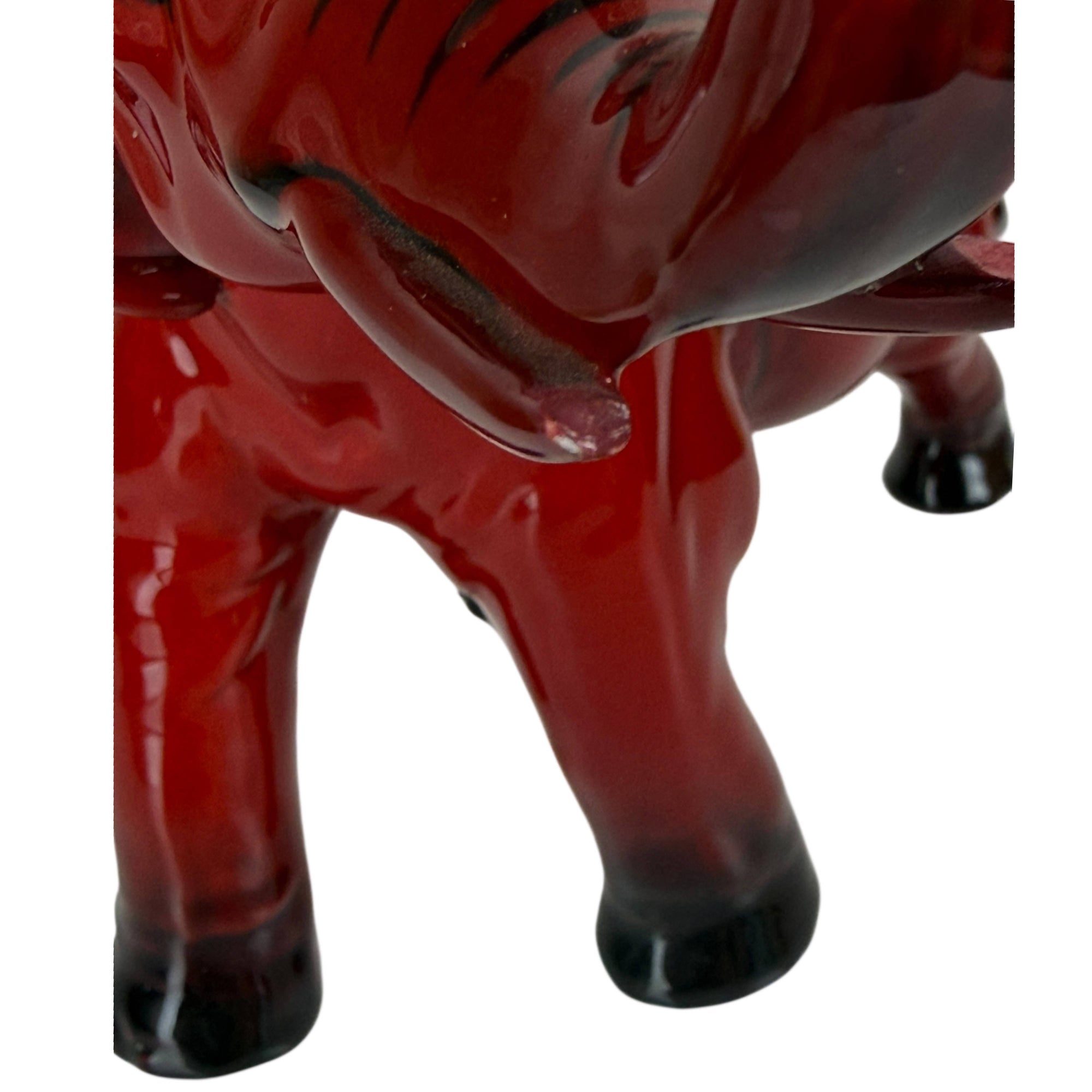 Royal Doulton Flambé Elephant HN891B – Charles J. Noke – 1926–1962 As Is