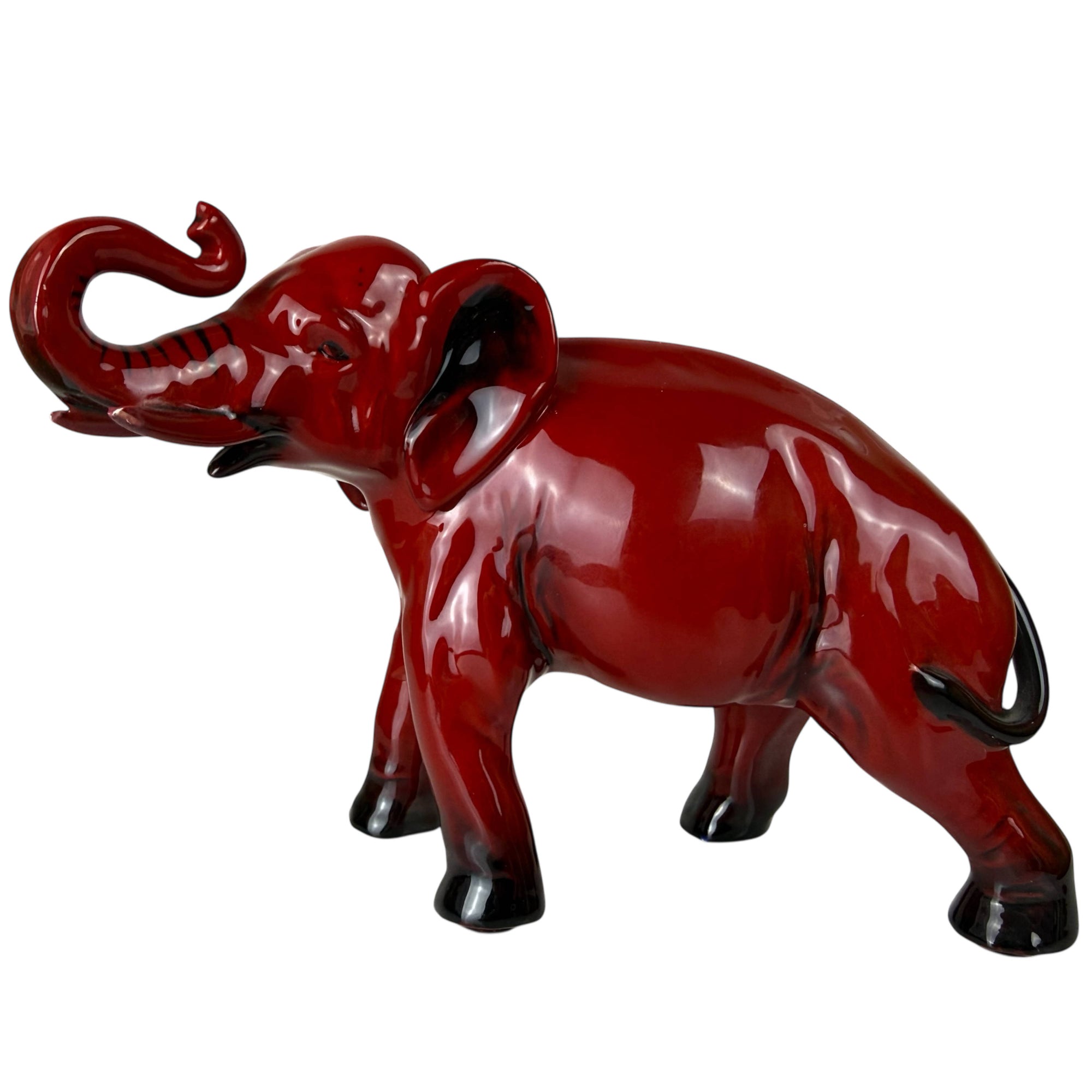 Royal Doulton Flambé Elephant HN891B – Charles J. Noke – 1926–1962 As Is