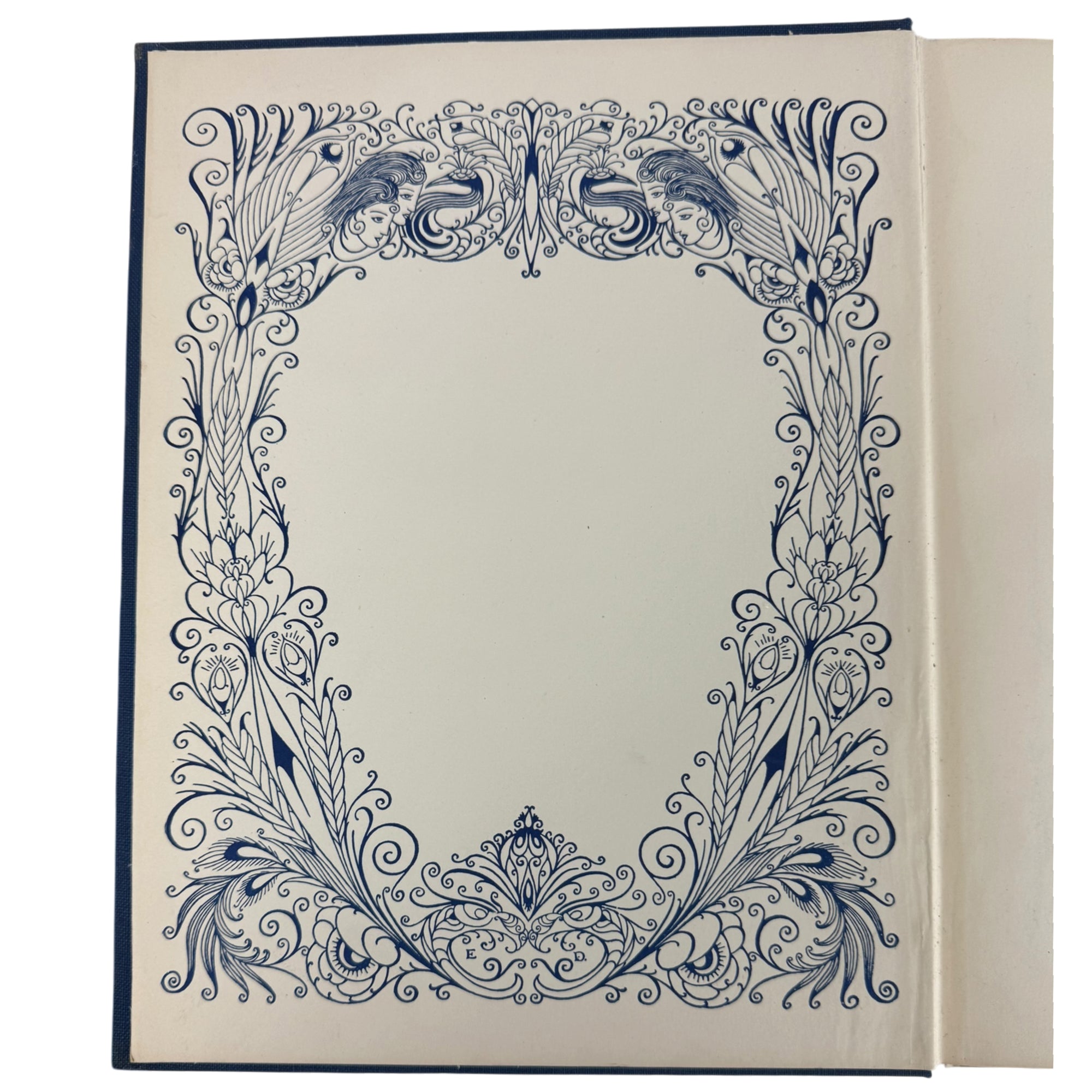 endleaf of 1910s edition of Rubaiyat of Omar Khayyam