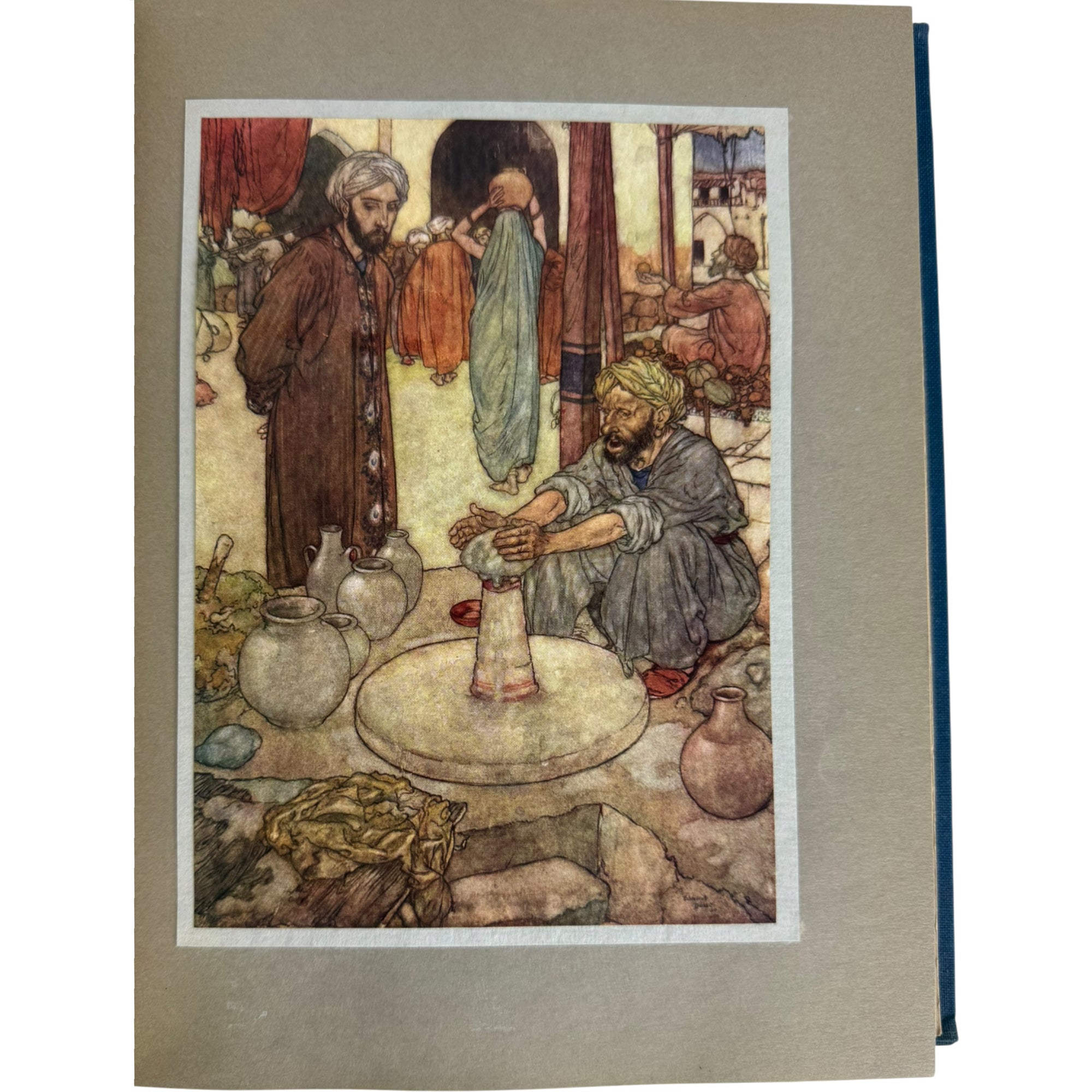 illustration by Edmund Dulac in the rubaiyat of omar khayyam