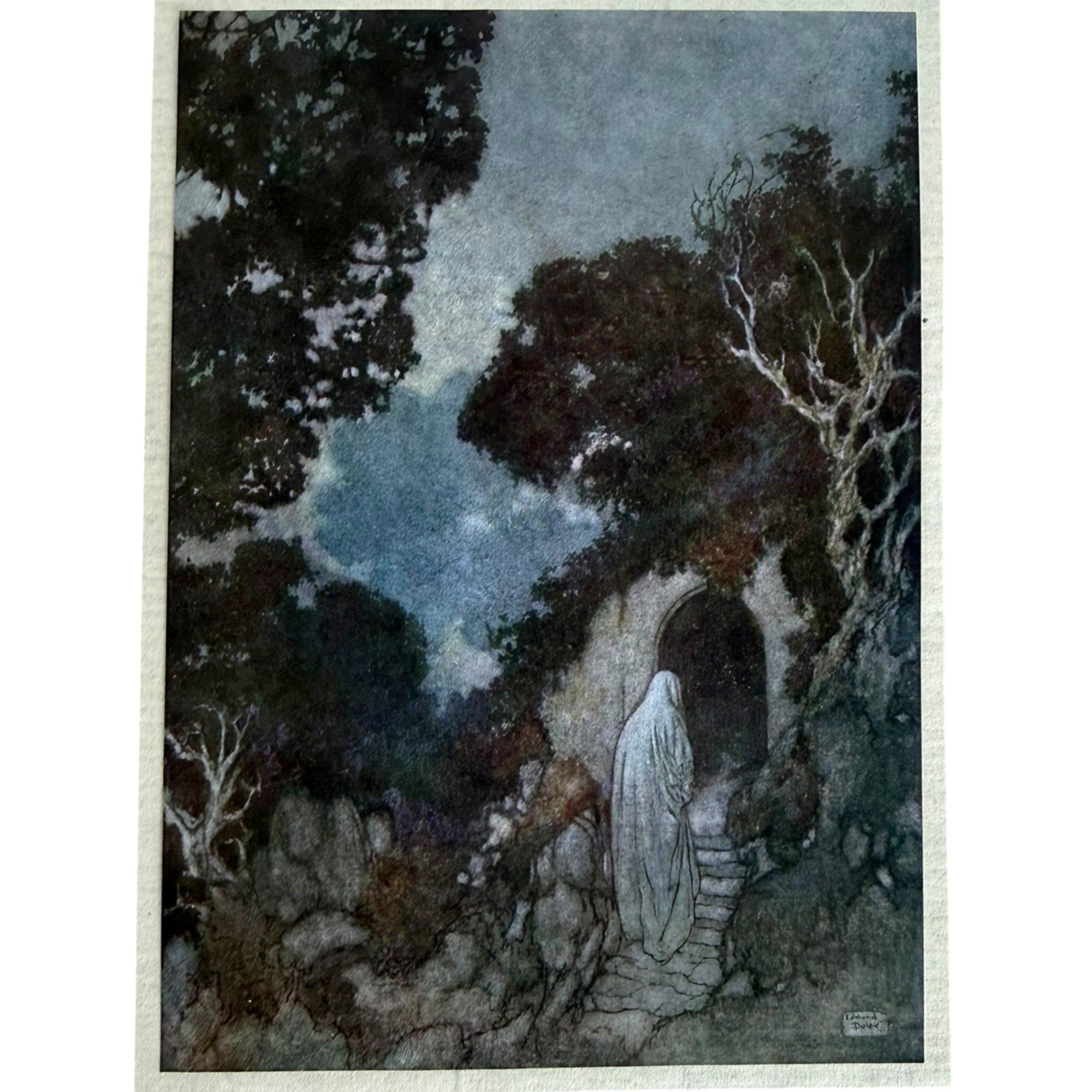 1910s edition of rubaiyat of omar khayyam illustration by Edmund Dulac