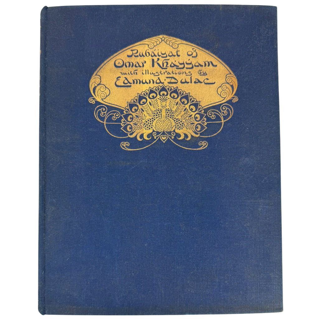 Antique Rubaiyat of Omar Khayyam Edmund Dulac 12 Tipped-In Colour Plates c. 1910s