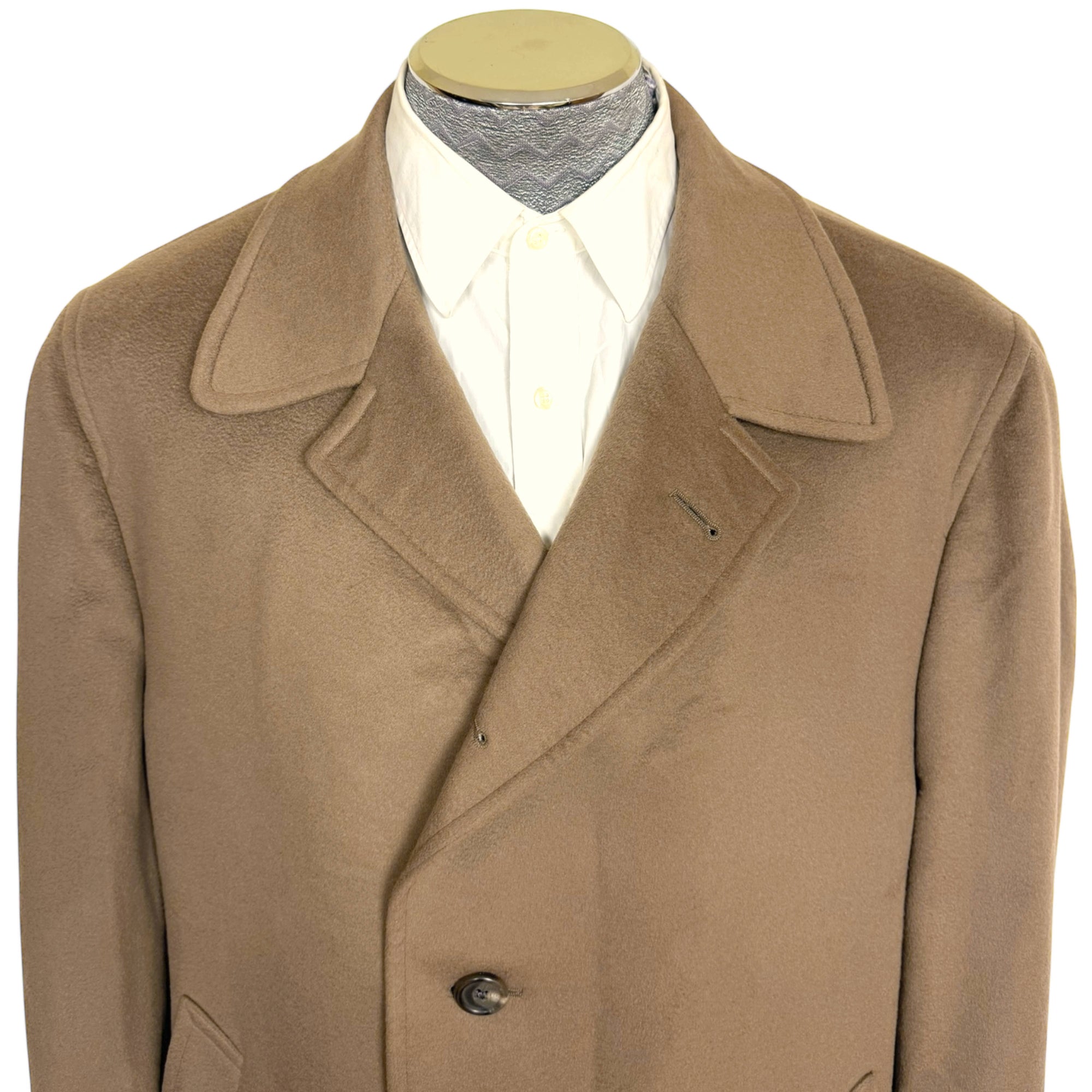 Samuelsohn 100% Cashmere Overcoat Made in Canada Men’s Sz 46