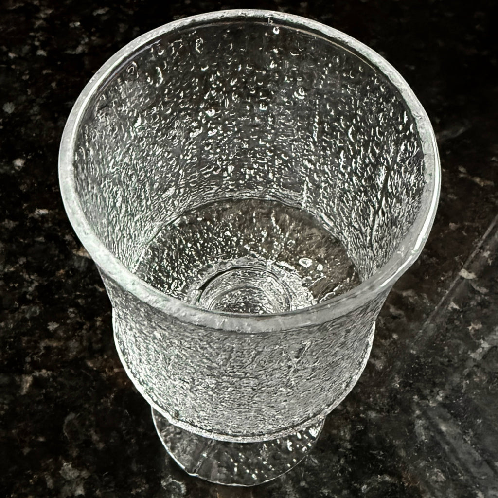 1960s Timo Sarpaneva Iittala Festivo Glass Goblet 12 oz Senator