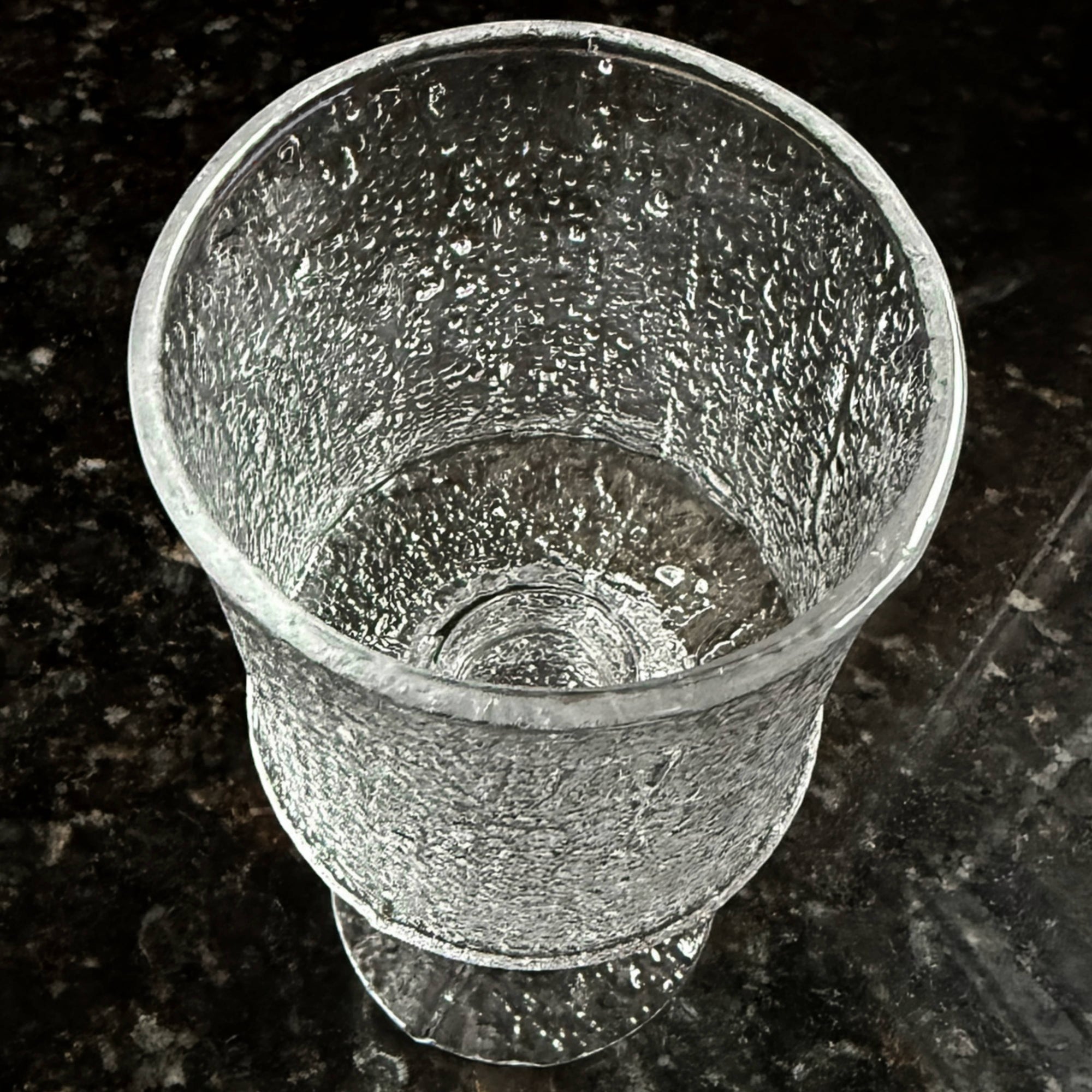 1960s Timo Sarpaneva Iittala Festivo Glass Goblet 12 oz Senator