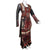 1990s Vintage Save The Queen Dress Tribal Printed Mesh
