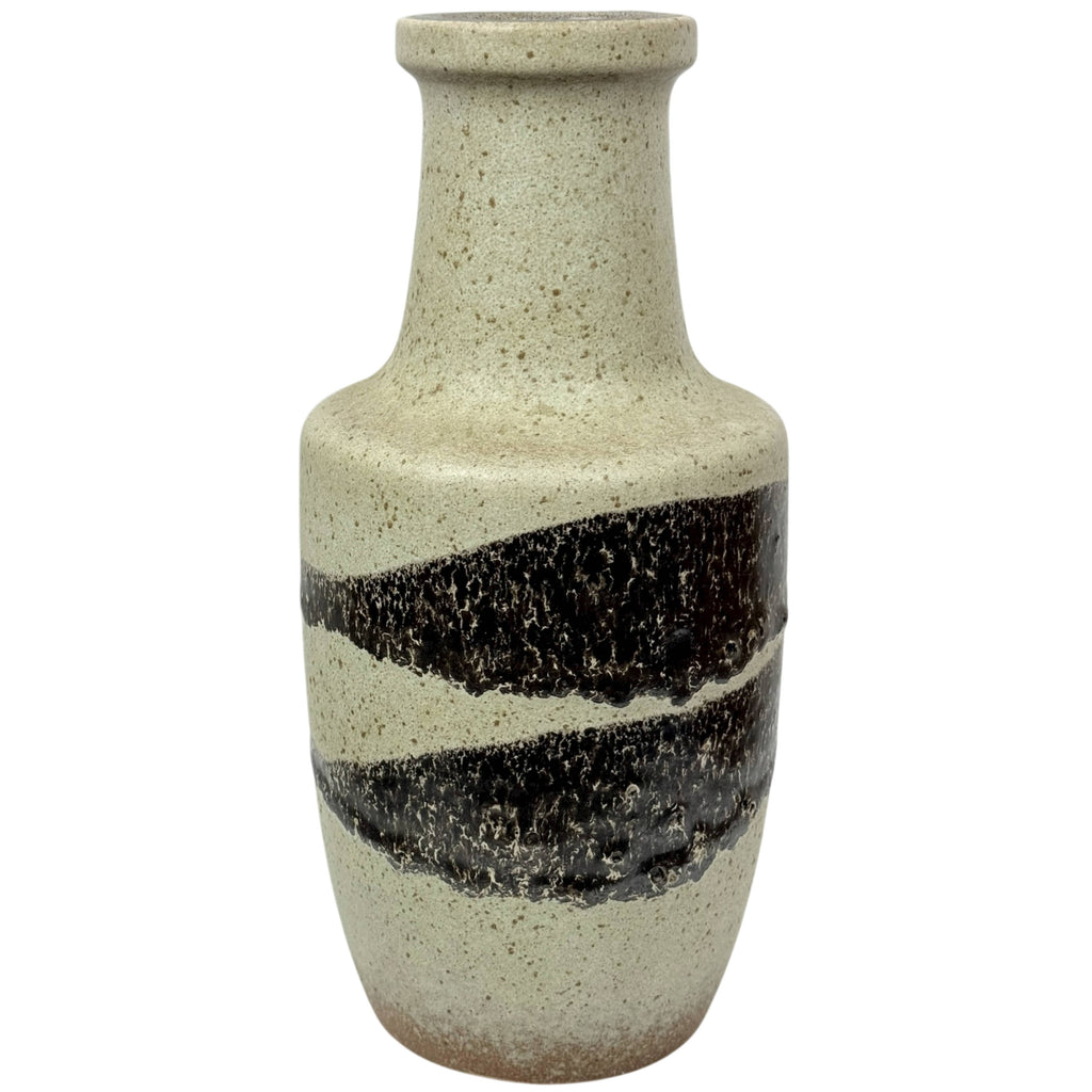 Vintage 1970s Scheurich West German Pottery Vase 404-26 Fat Lava Era
