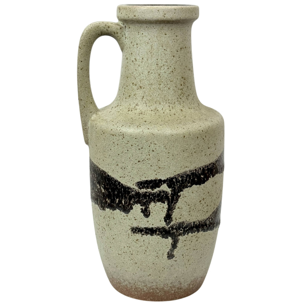 Vintage 1970s Scheurich West German Pottery Vase 404-26 Fat Lava Era