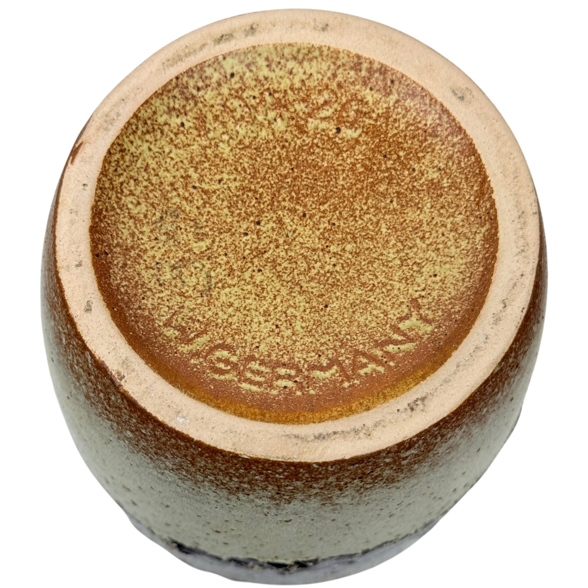 Vintage 1970s Scheurich West German Pottery Vase 404-26 Fat Lava Era