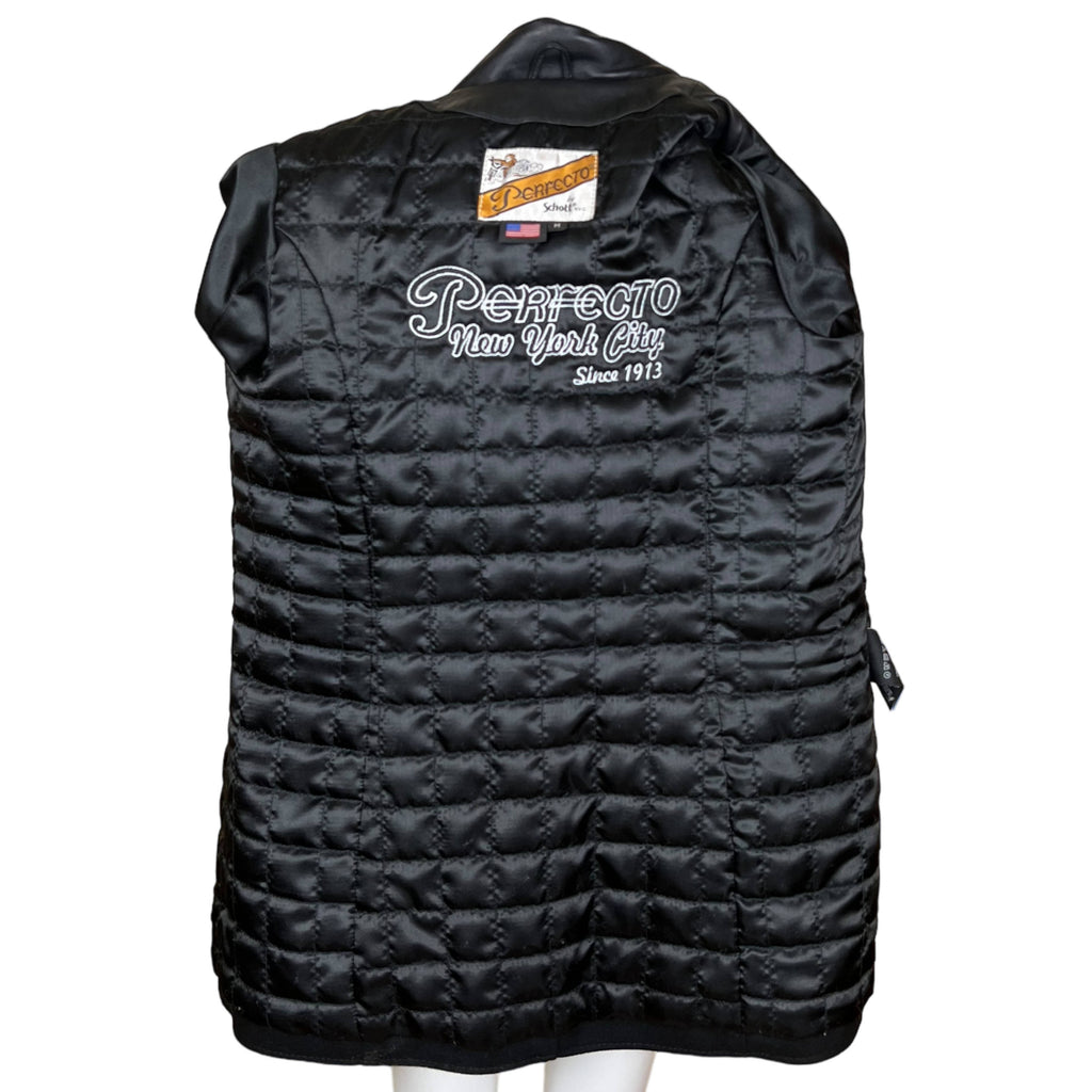 Vintage Ladies 1980s Schott NYC Perfecto Motorcycle Jacket M