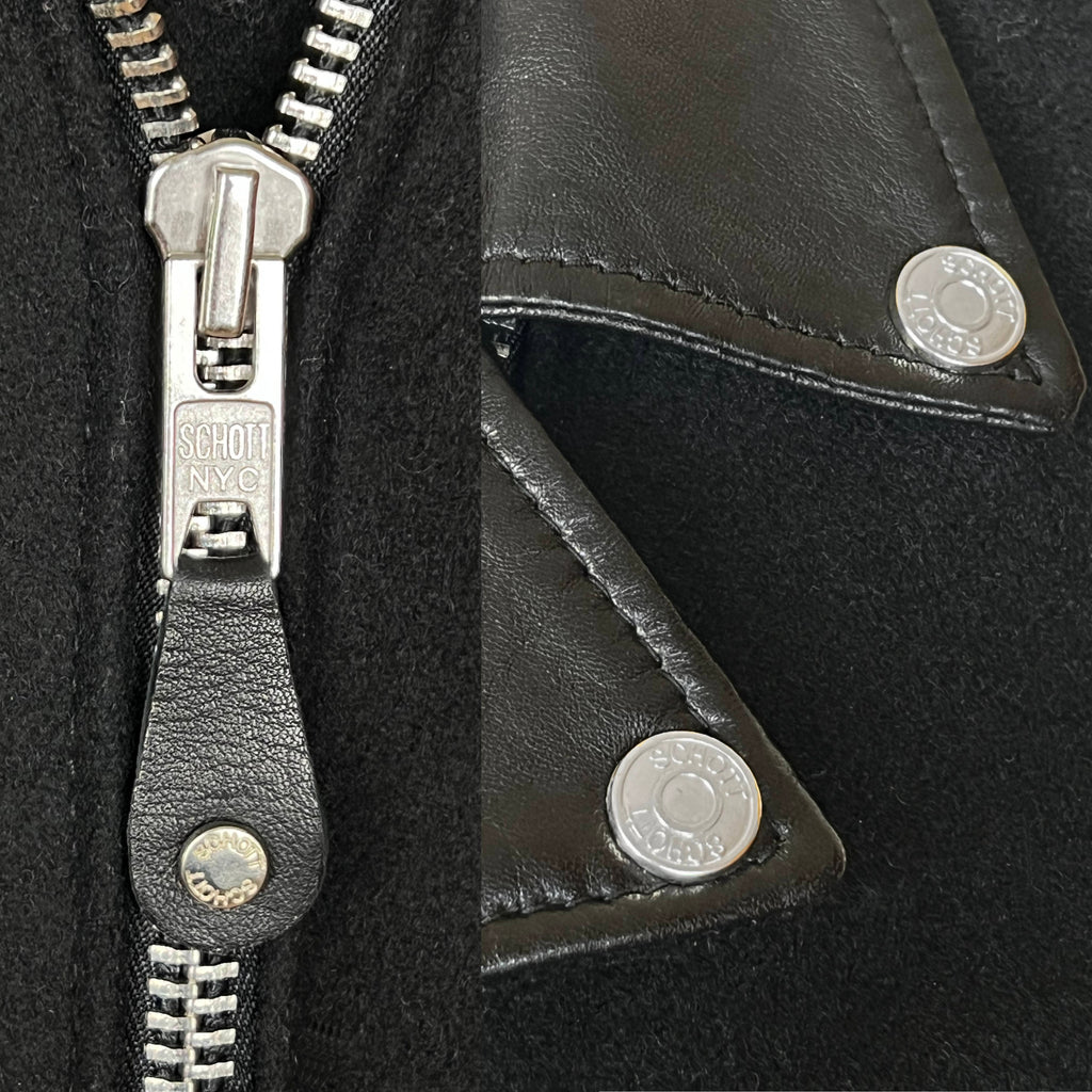 Vintage Ladies 1980s Schott NYC Perfecto Motorcycle Jacket M