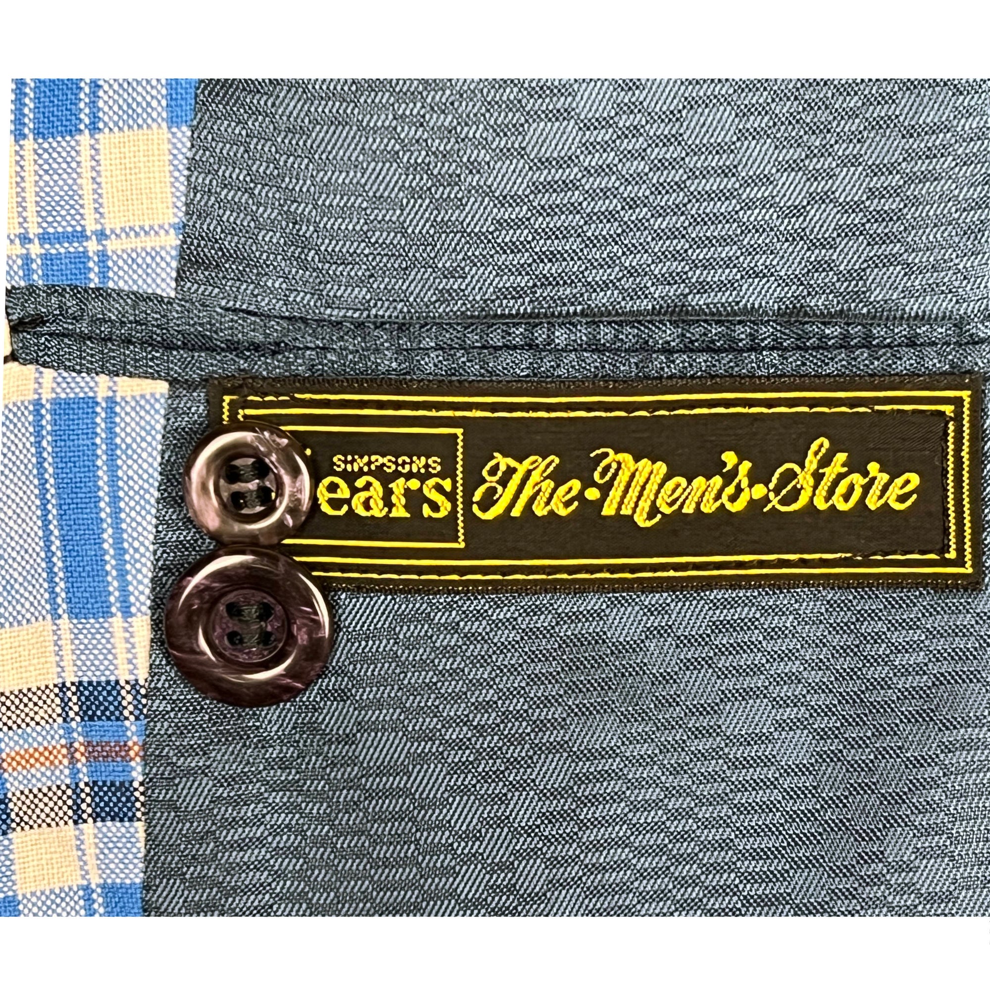 NWT Vintage 1970s Plaid Jacket Unused Sport Coat Size S