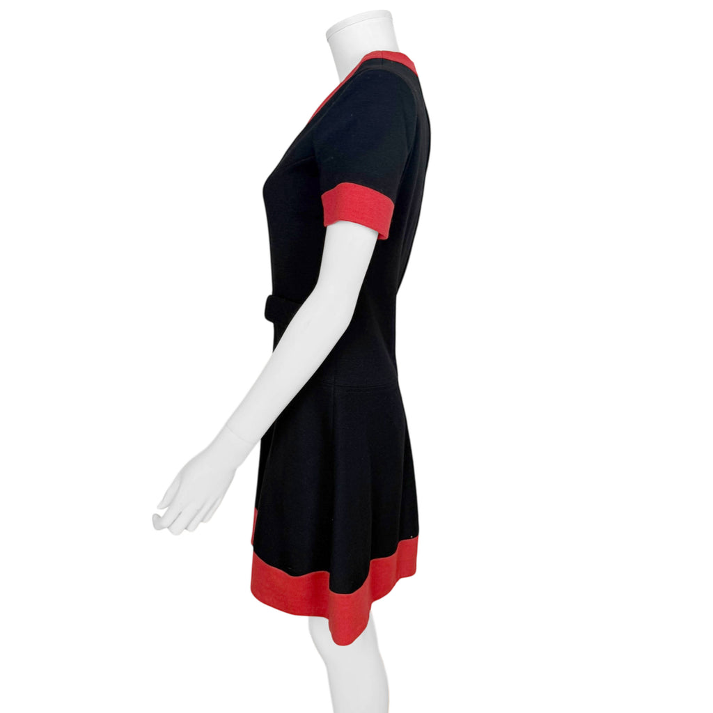 Vintage 1960s Canadian Couture Dress Serge et Real Montreal Size S