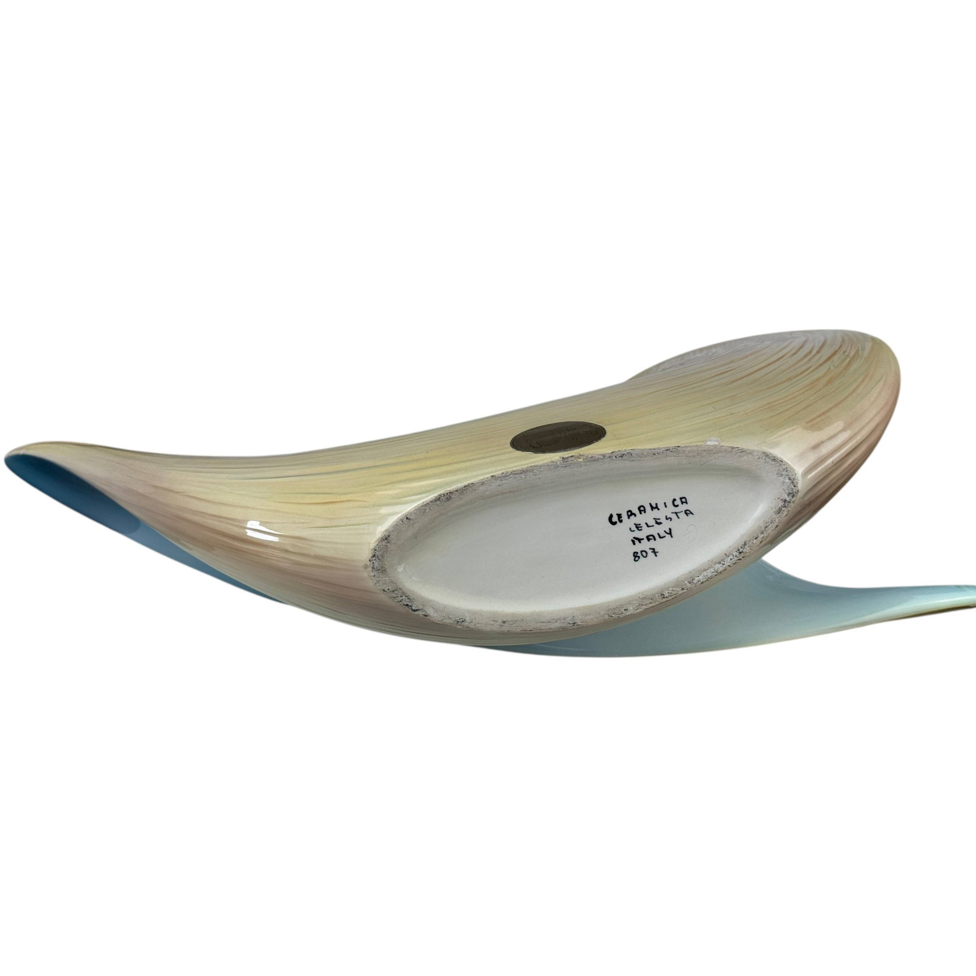 ceramica celesta italy underside mid century italian ceramic centrepiece