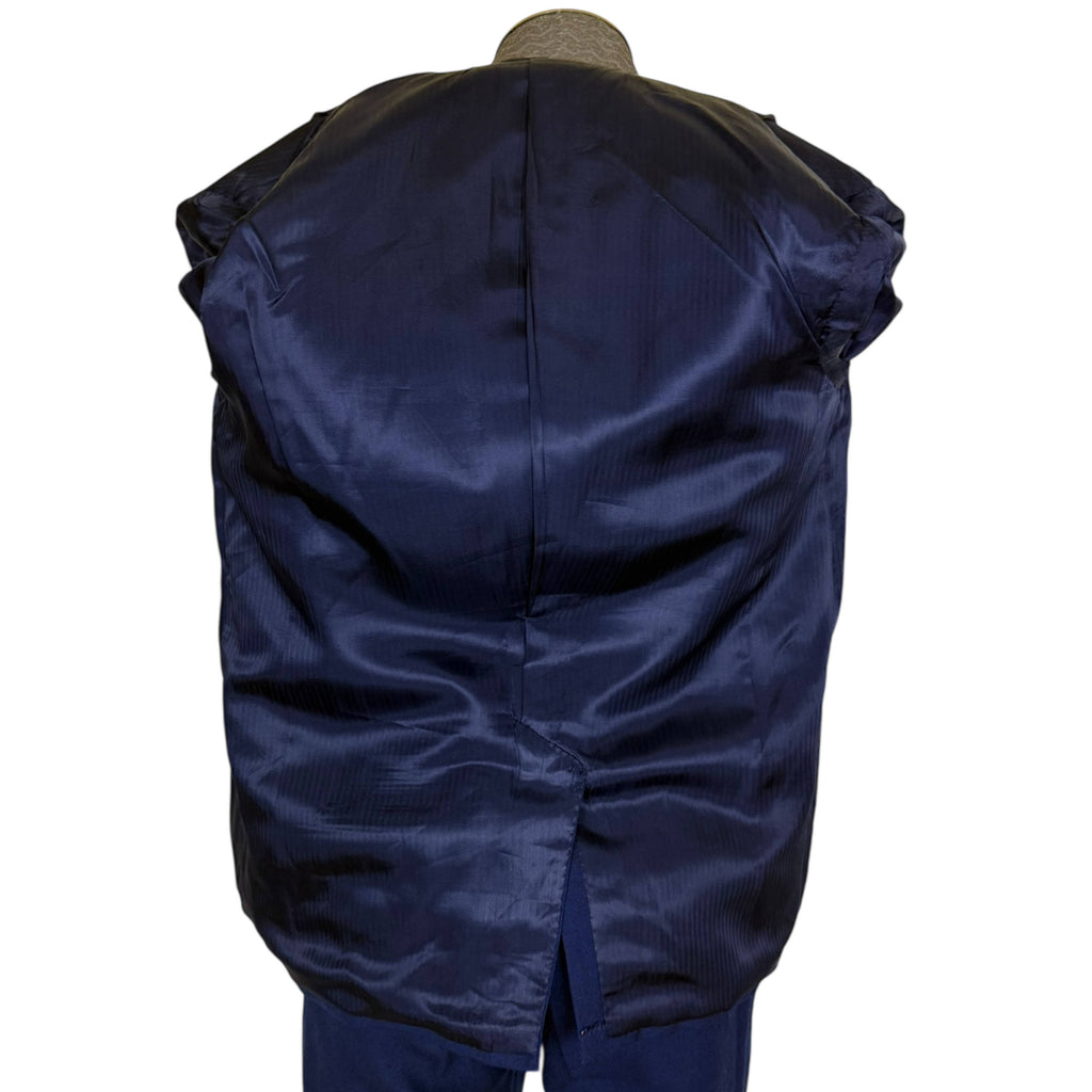 1950s 60s Vintage Suit Custom Tailored Silicani Tailors 28”W
