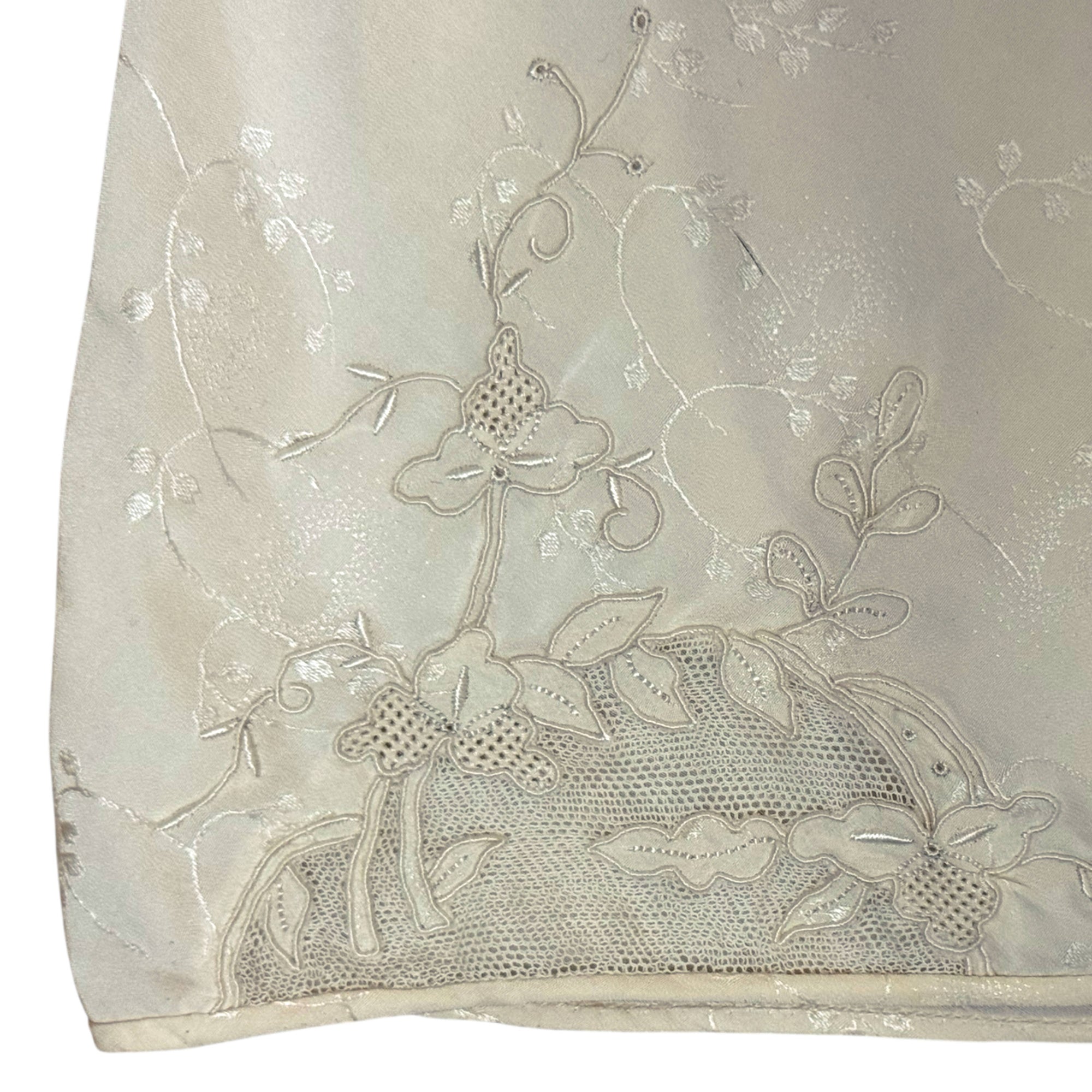 open work embroidery on silk step in panties