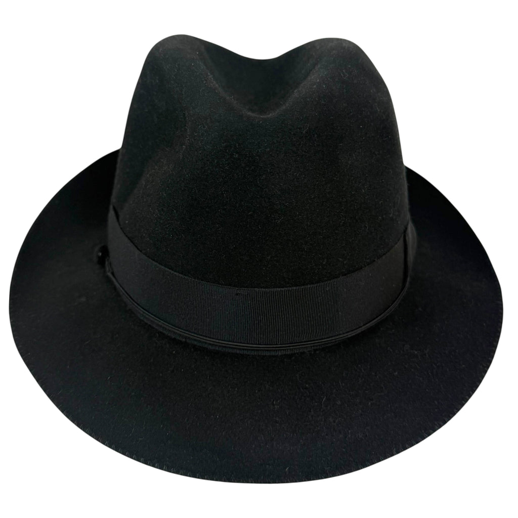 Front view of vintage Italian Borsalino fedora size 7
