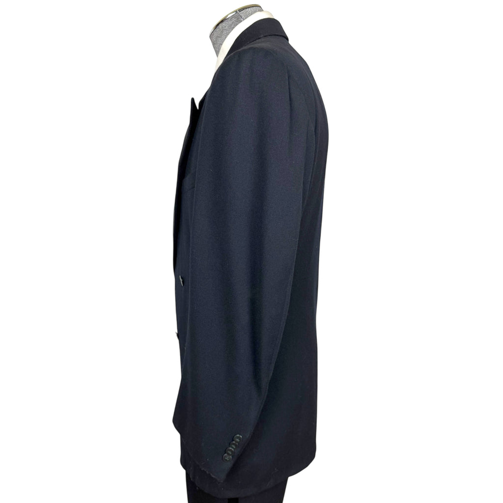Vintage 1940s Tuxedo Jacket Fitted Formal Dinner Wear Sz M L