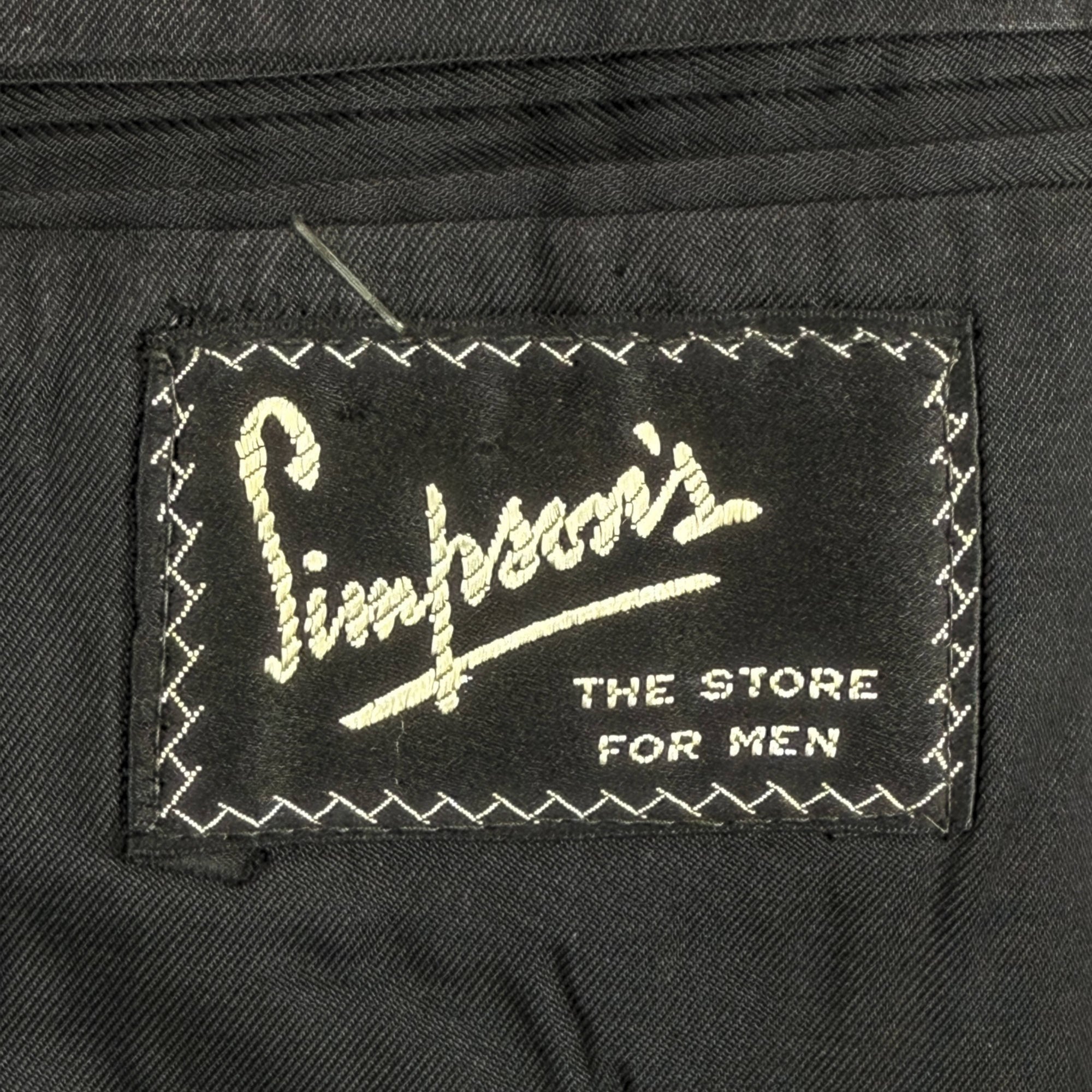 Vintage 1940s Tuxedo Jacket Fitted Formal Dinner Wear Sz M L