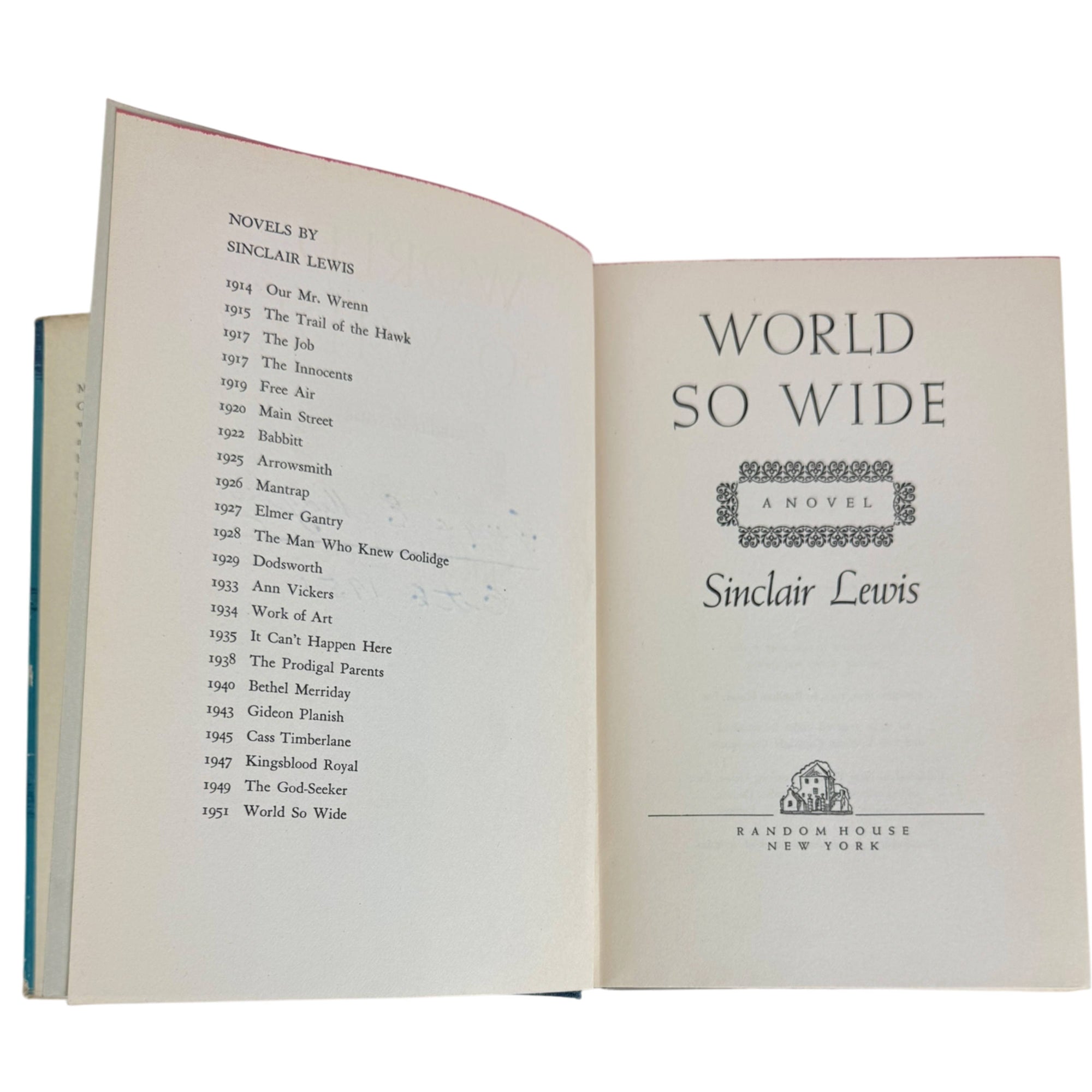 Title page of World So Wide first edition