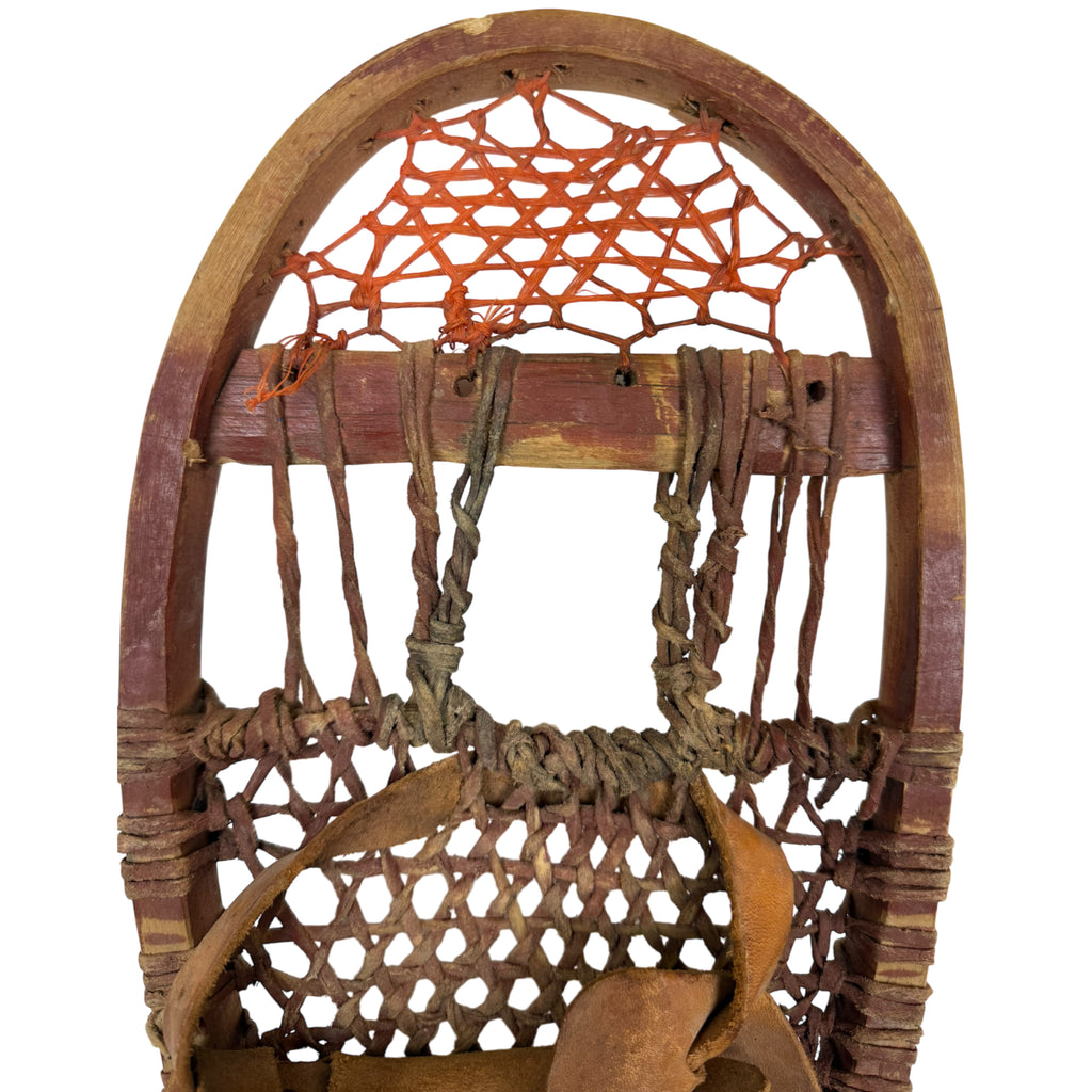 Antique Indigenous Youth Snowshoes Eastern Canada, late 19th – early 20th c Likely Anishinaabe