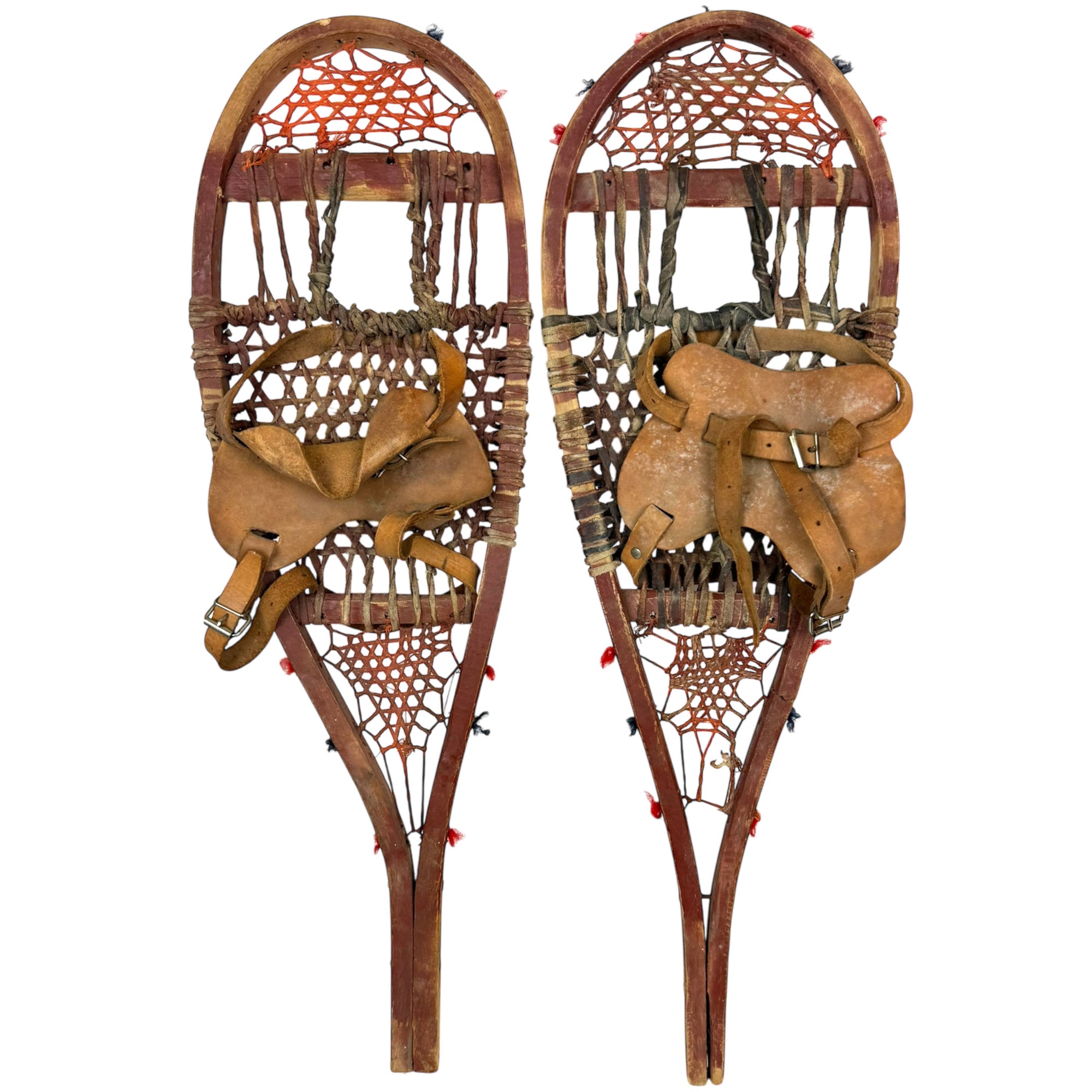 Antique Indigenous Youth Snowshoes Eastern Canada, late 19th – early 20th c Likely Anishinaabe