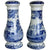 Vintage Spode Blue Italian Oversized Salt and Pepper Shakers