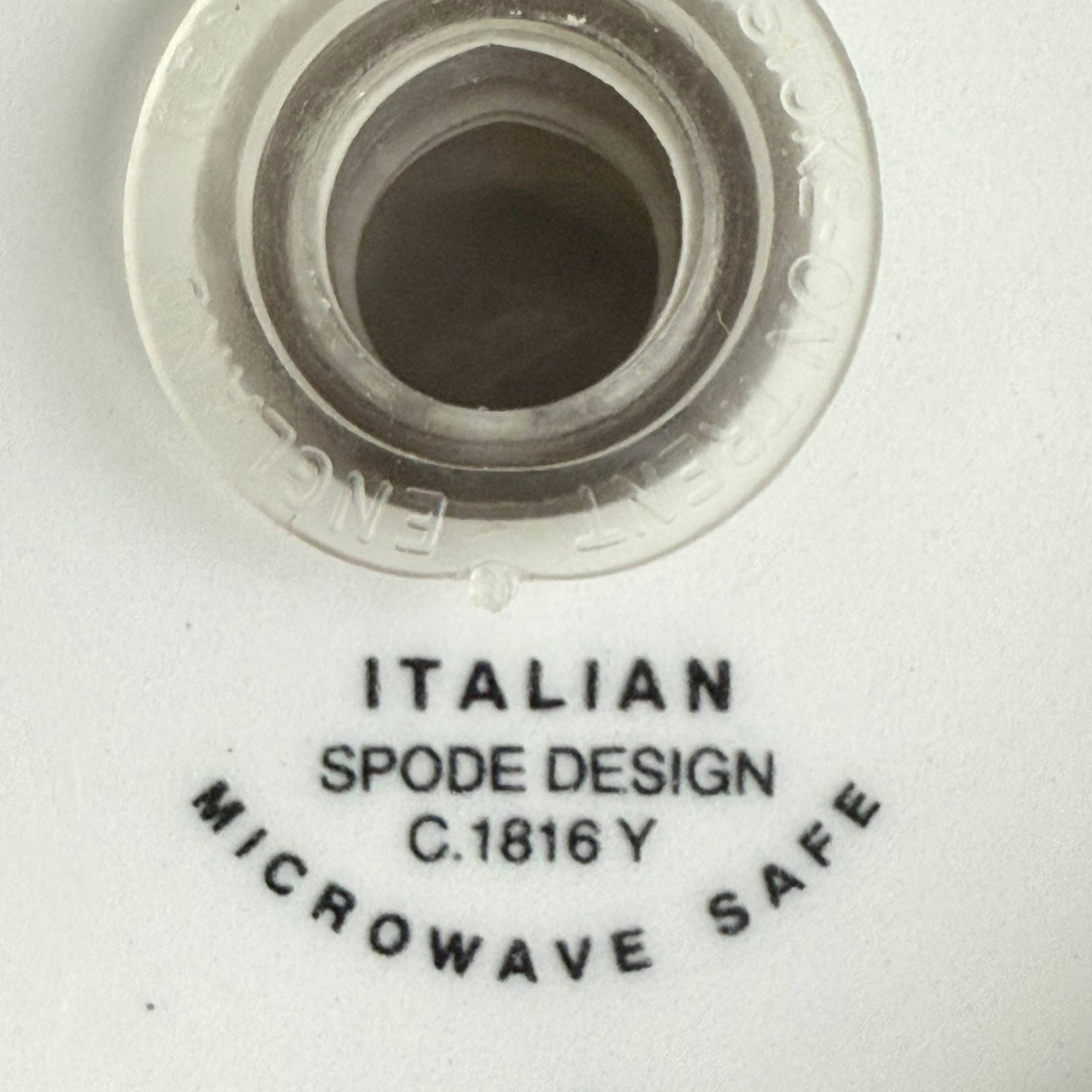 Vintage Spode Blue Italian Oversized Salt and Pepper Shakers