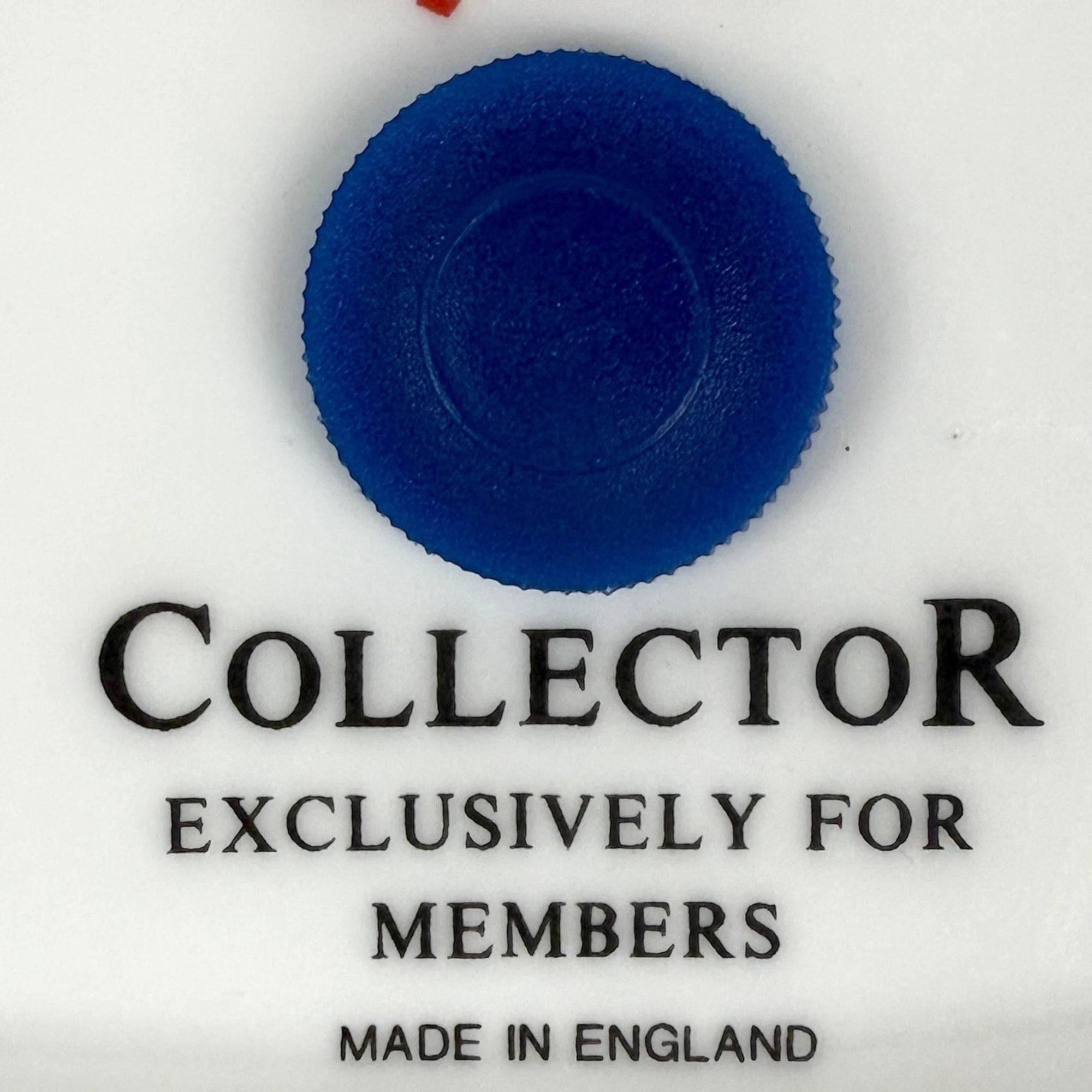 Vintage 1990s Spode Collector Club Blue Italian Paperweight