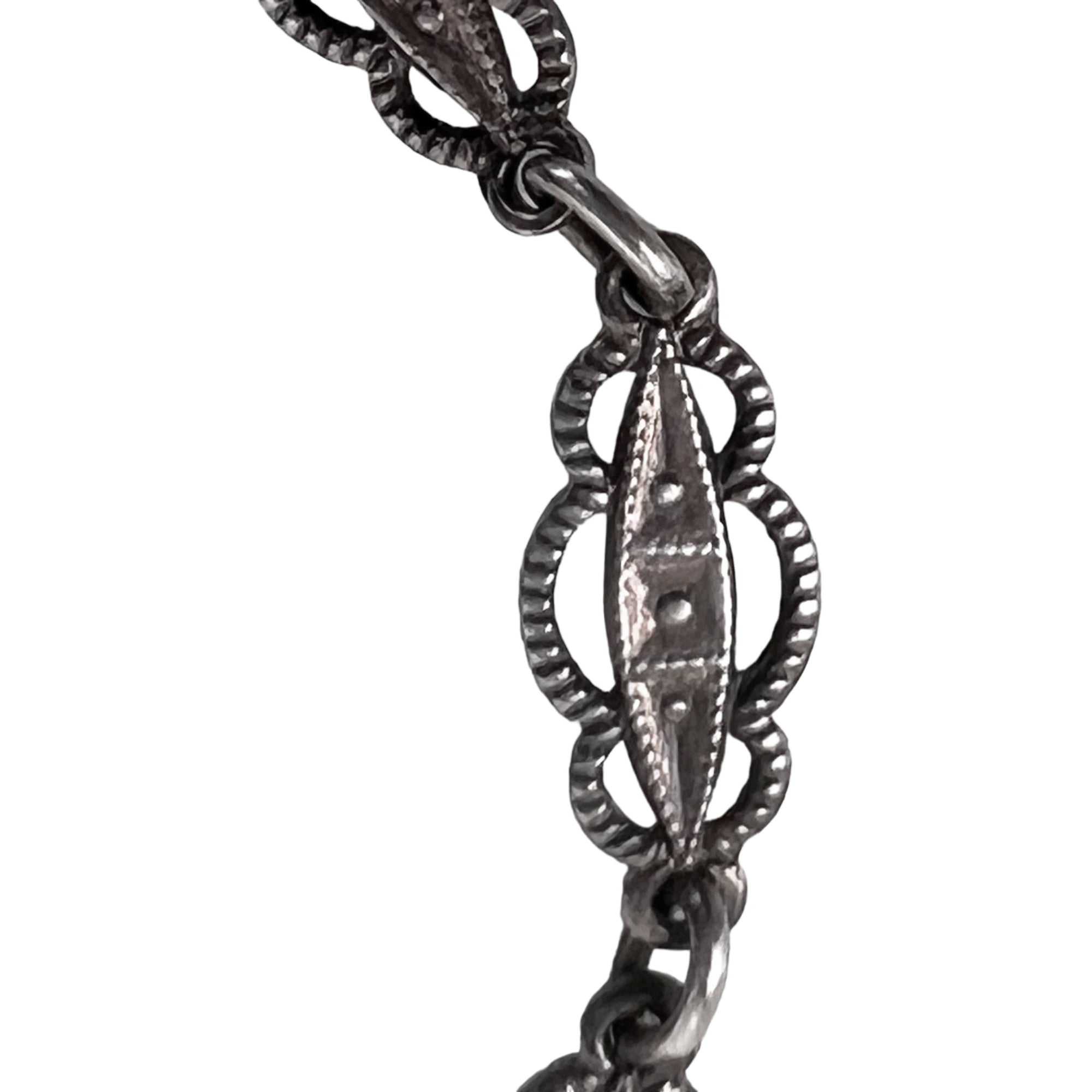 Art Deco Sterling Silver Marcasite Choker Necklace Germany