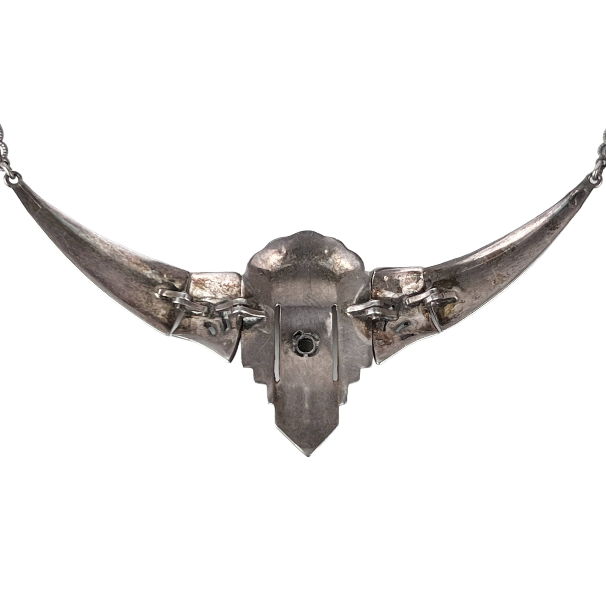 Art Deco Sterling Silver Marcasite Choker Necklace Germany