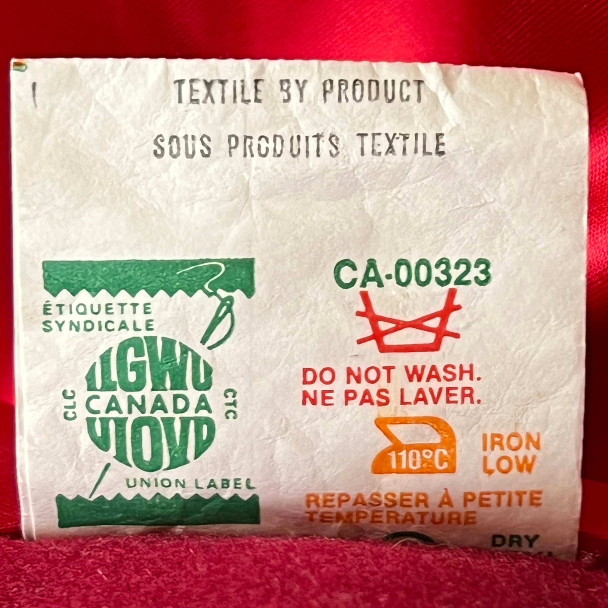 Vintage 1970s Ladies Coat Red Wool Blend Sterling Stall Sz M