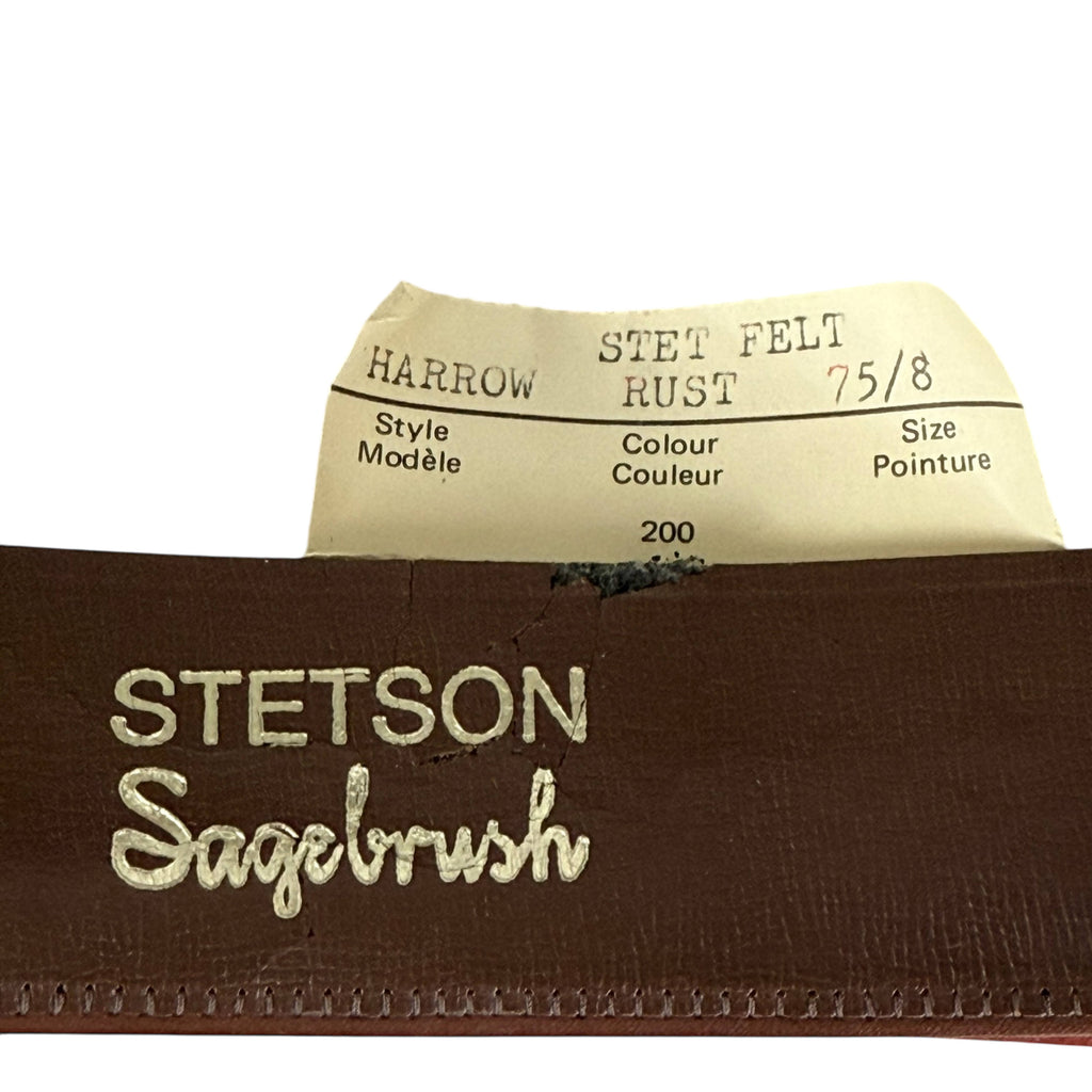 Vintage 1960s Stetson 10 Gallon Cowboy Hat Size XL 7 1/2