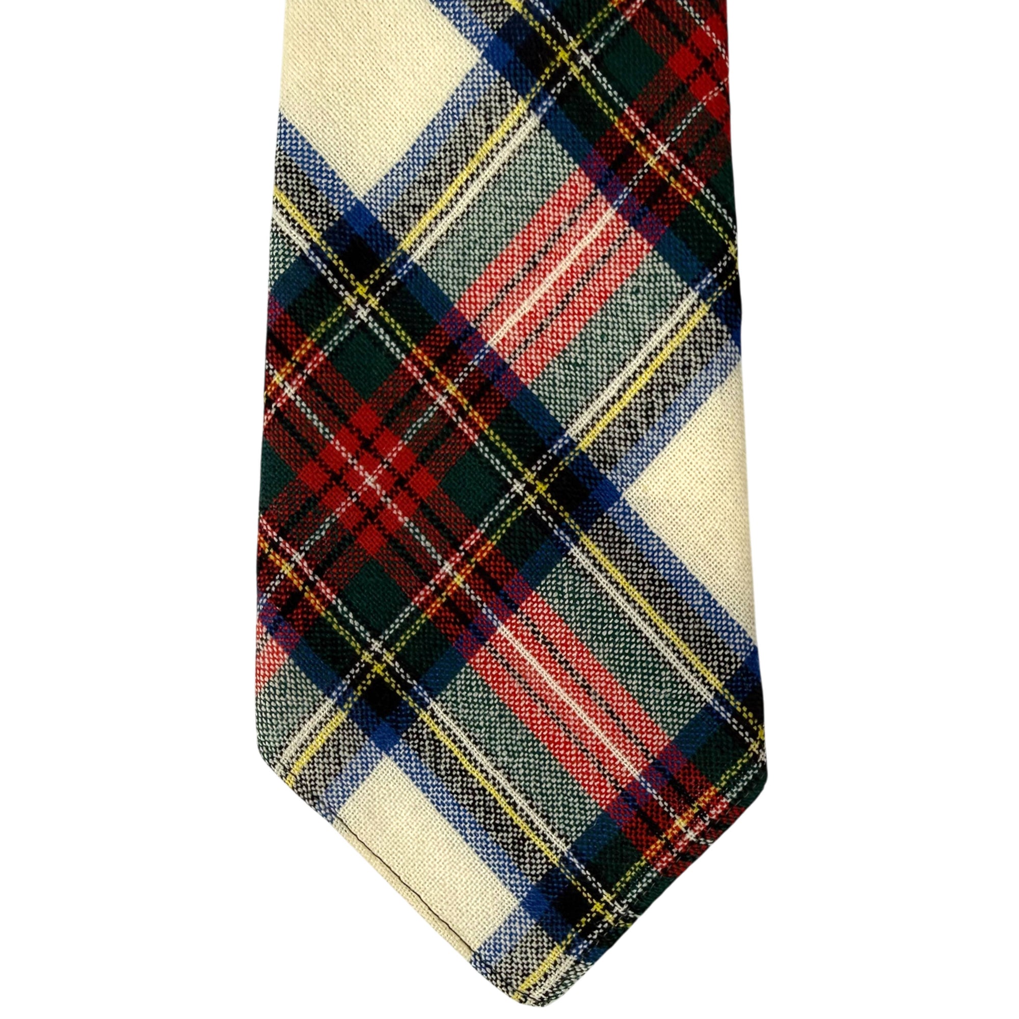close up of stewart dress tie pattern