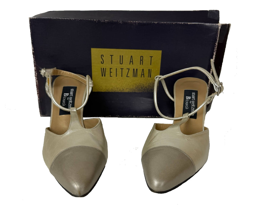 Y2K Vintage Stuart Weitzman Shoes Ladies Size 7 B Slingbacks