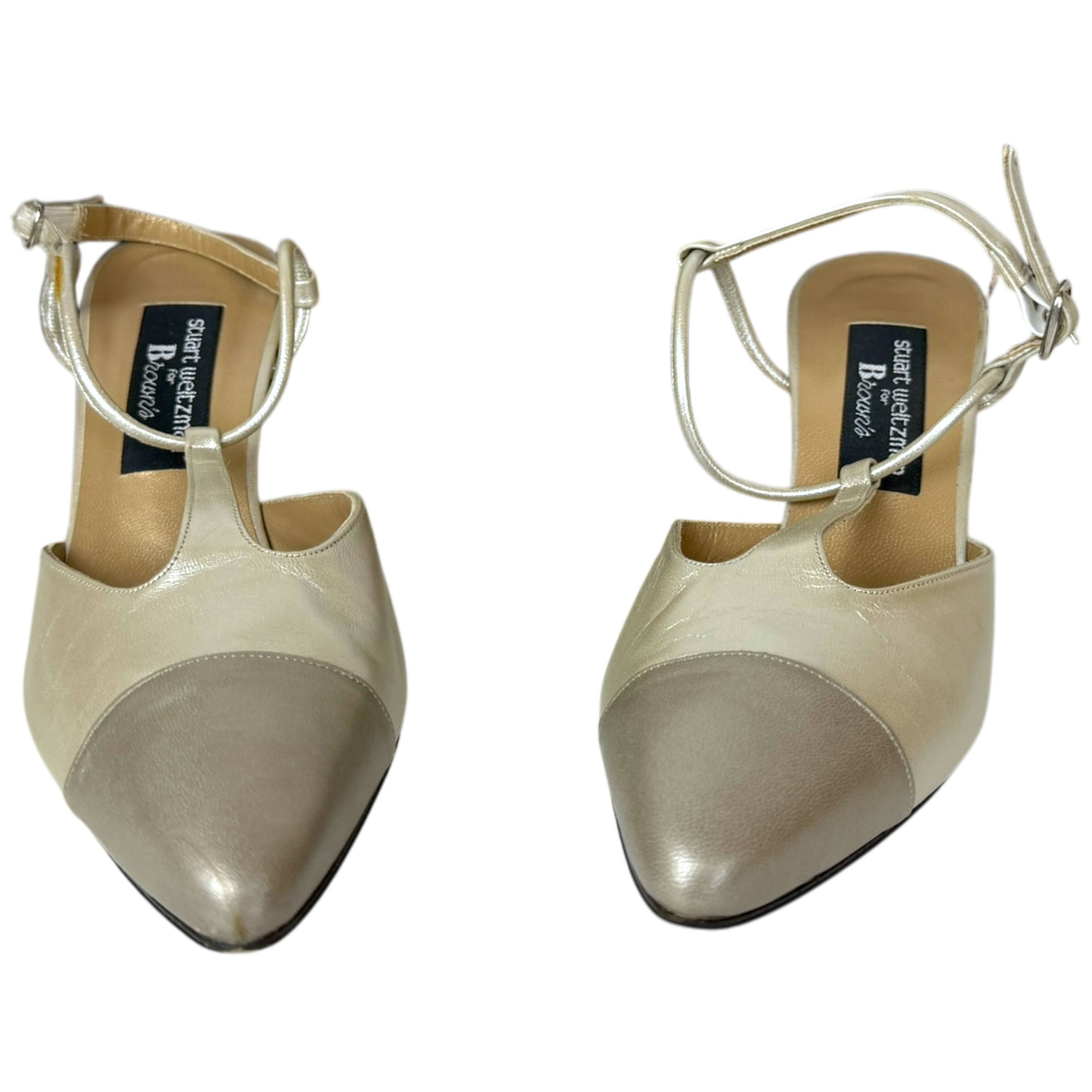 Y2K Vintage Stuart Weitzman Shoes Ladies Size 7 B Slingbacks